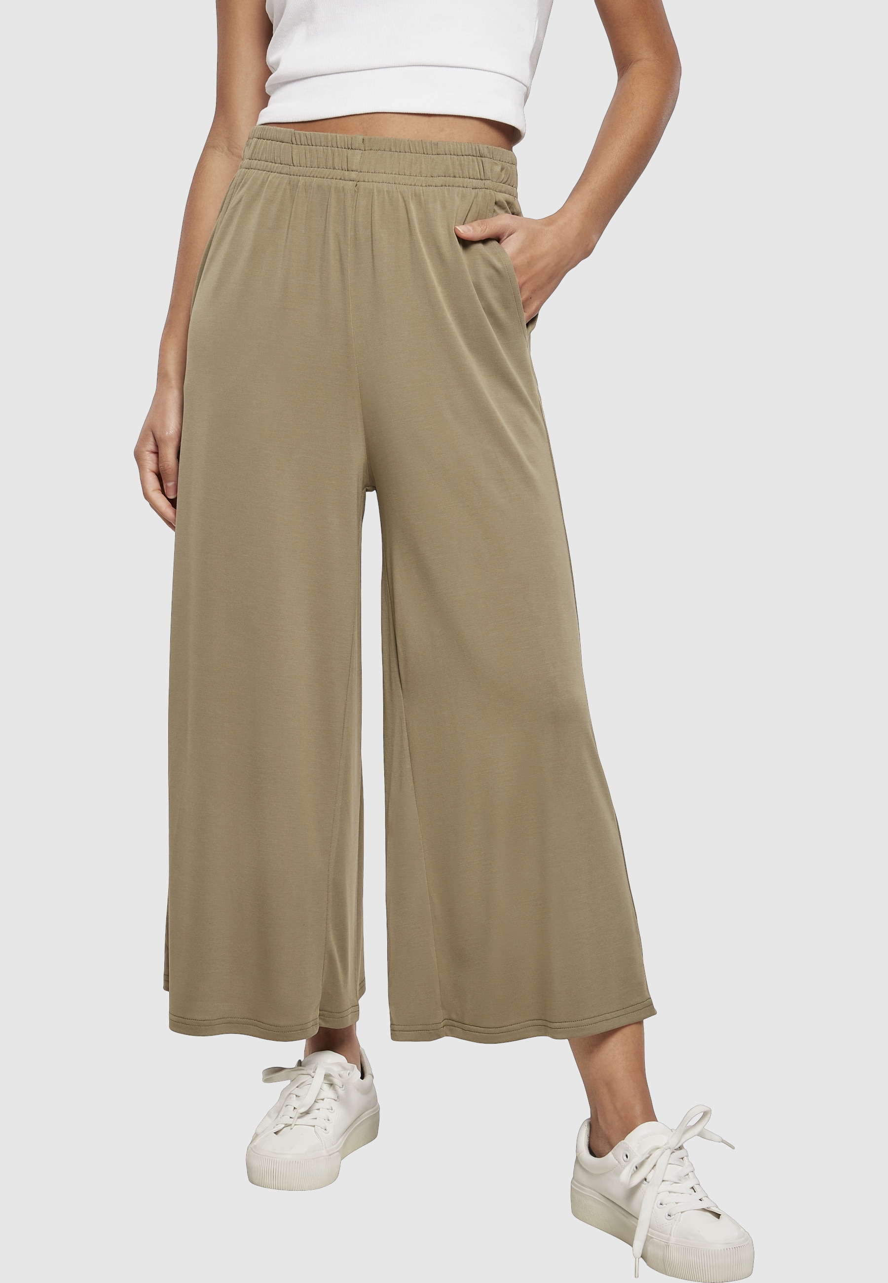 URBAN CLASSICS Stoffhose »Urban Classics Damen Ladies Modal Culotte«