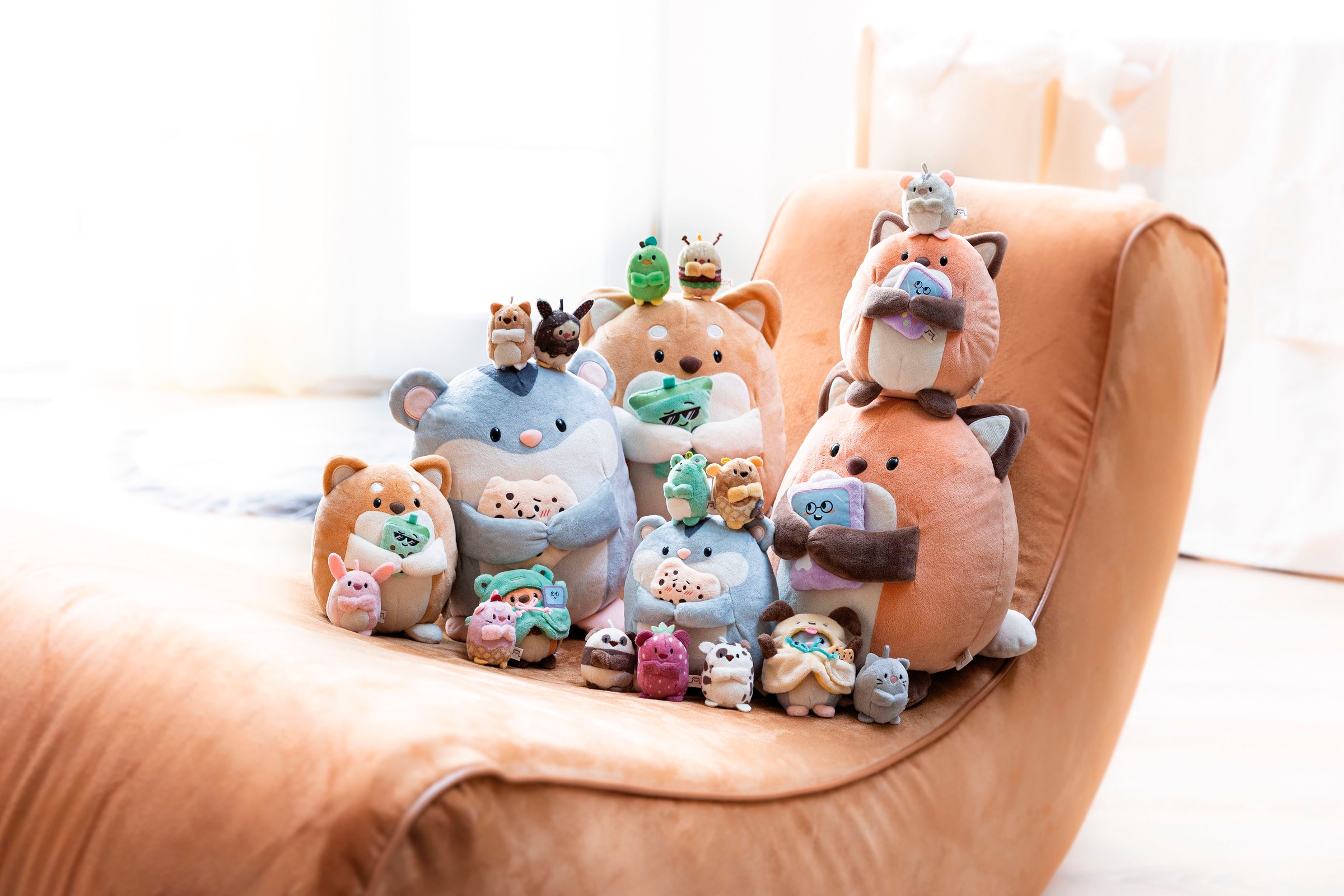 Nici Kuscheltier »mymochi, Hund Hiro 27 cm mit Bubble Tea«