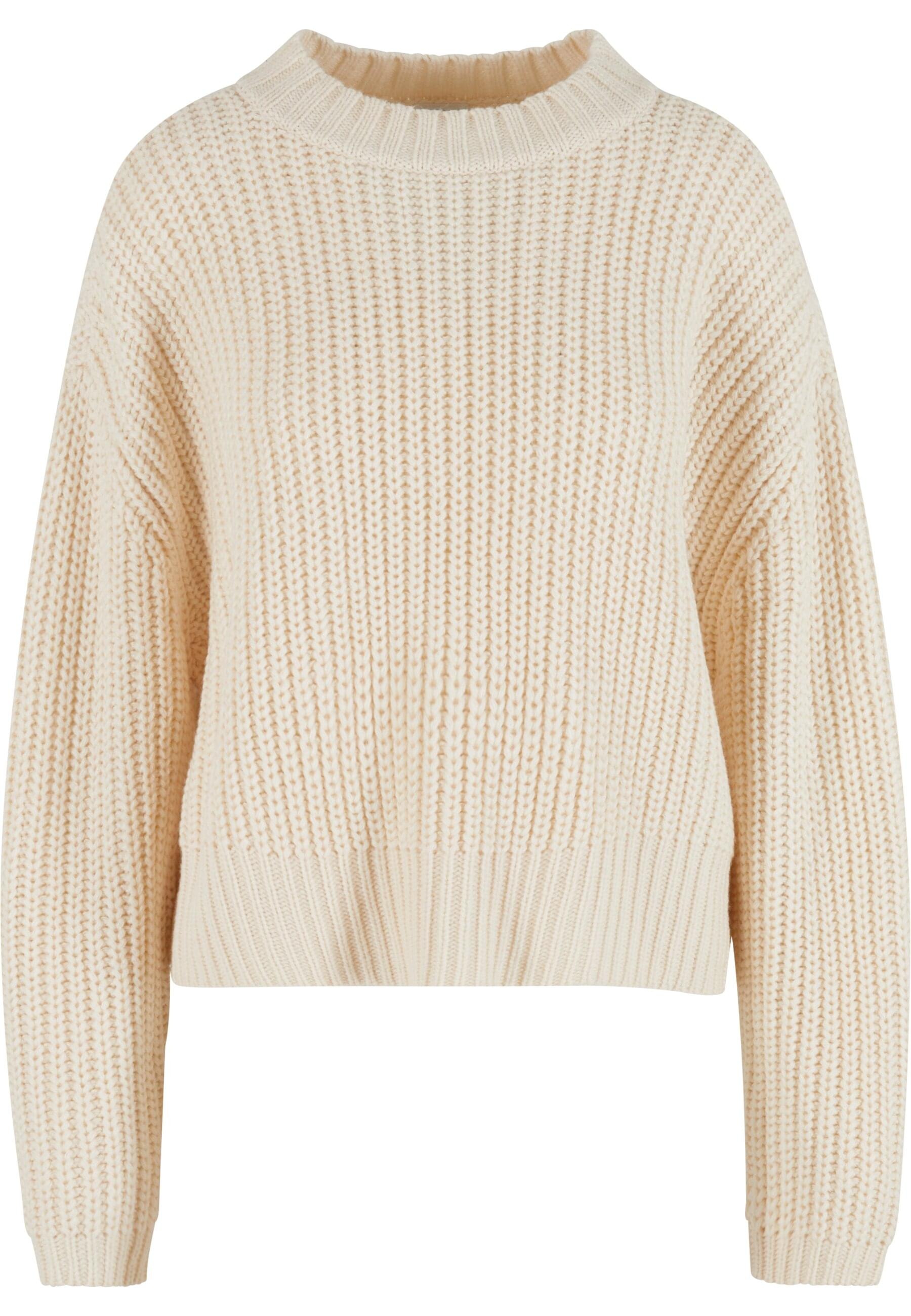 URBAN CLASSICS Rundhalspullover »Urban Classics Ladies Wide Basic Oversized Sweater«