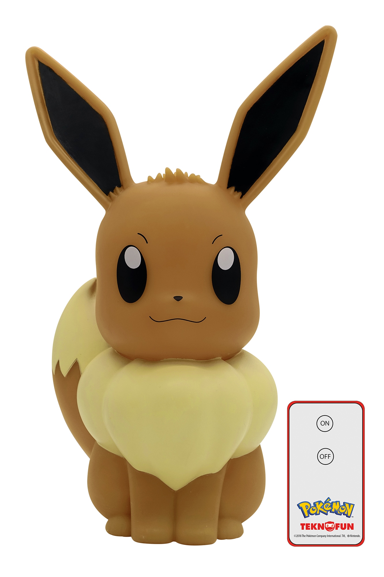 Teknofun LED Dekolicht »Teknofun POKÉMON TF112426 LED-Lampe, Evolie 30cm«, kabellos mit Fernbedienung