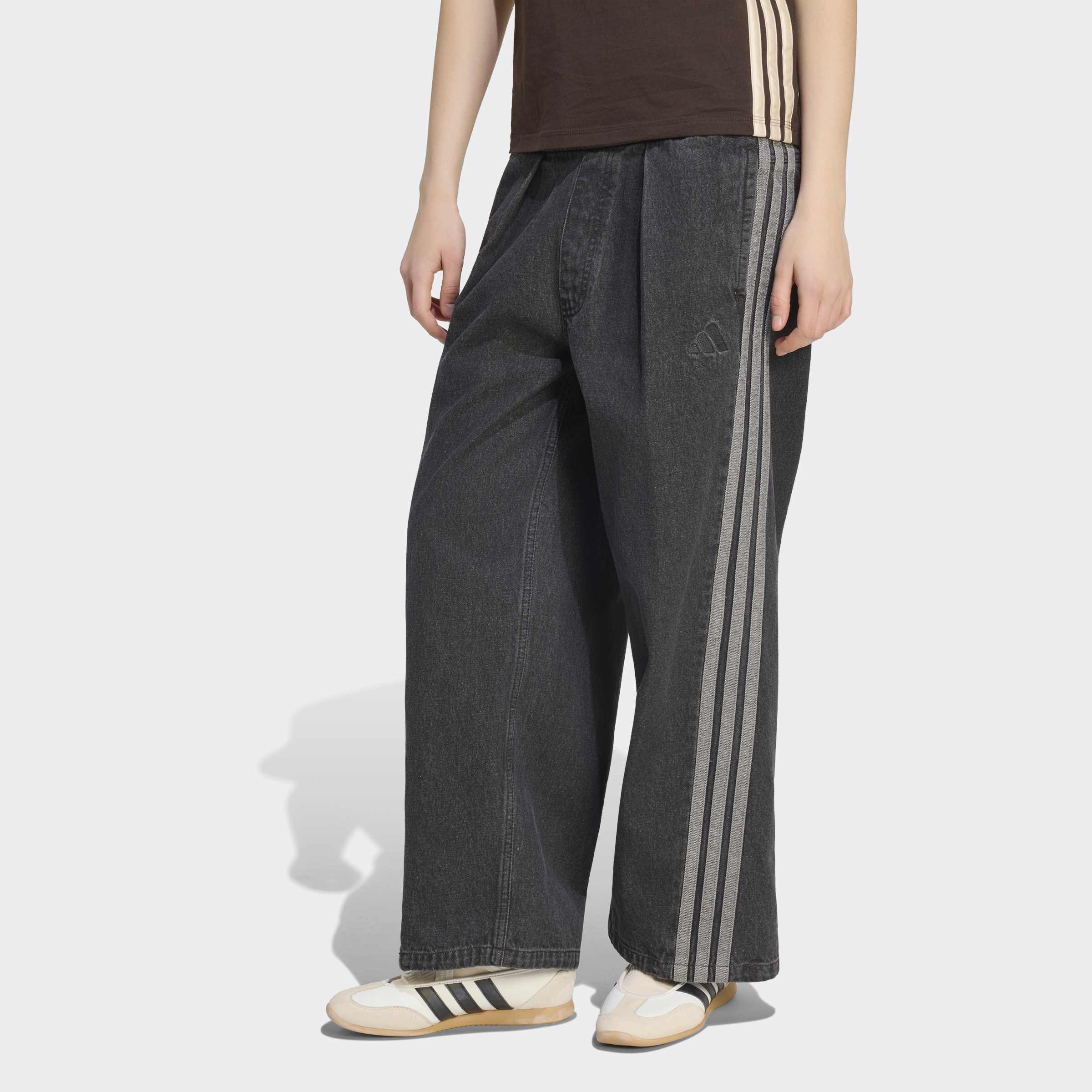 adidas Sportswear Sporthose "STADIUM, LOCKERE PASSFORM, VERWASCHENE OPTIK" mit lockerer Passform, aus Baumwolle
