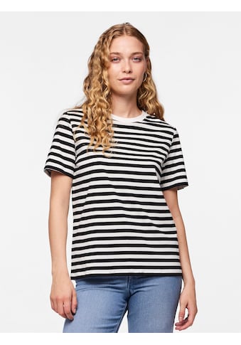 pieces Kurzarmshirt »PCRIA SS TEE STRIPES NOO...