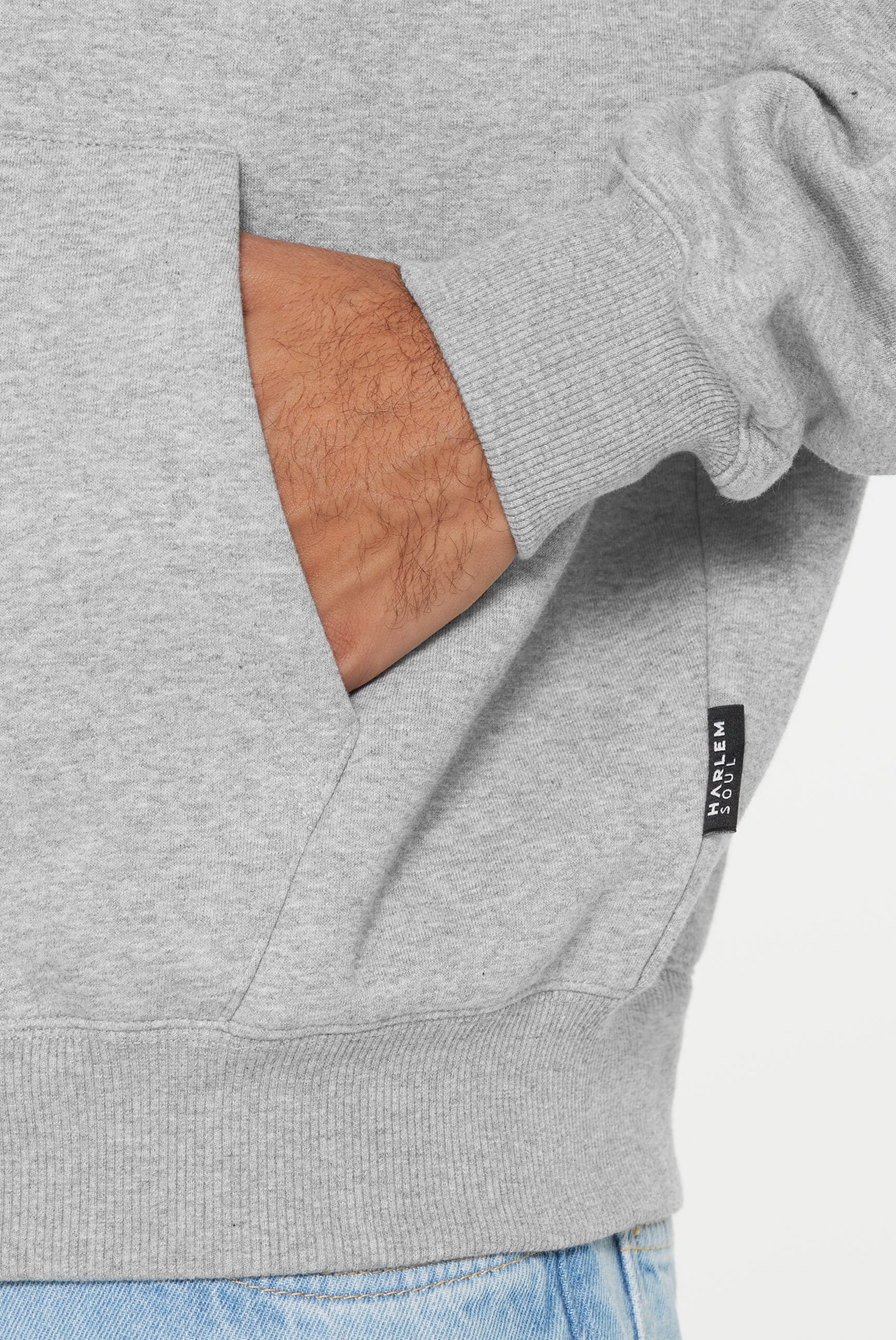 Harlem Soul Kapuzensweatjacke, mit Baumwolle