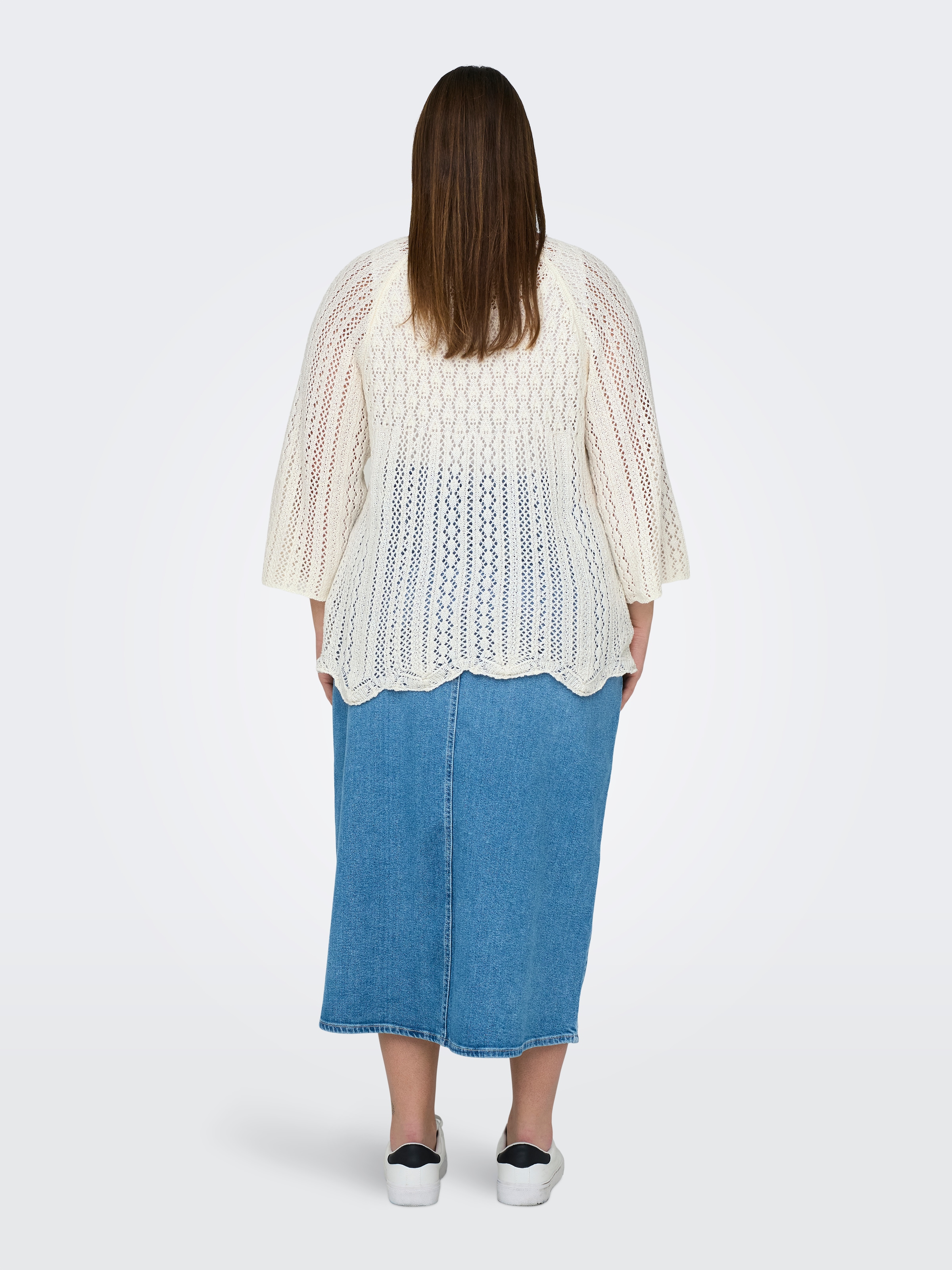 ONLY CARMAKOMA Strickpullover »CARNOLA LIFE 3/4 PULLOVER KNT NOOS«