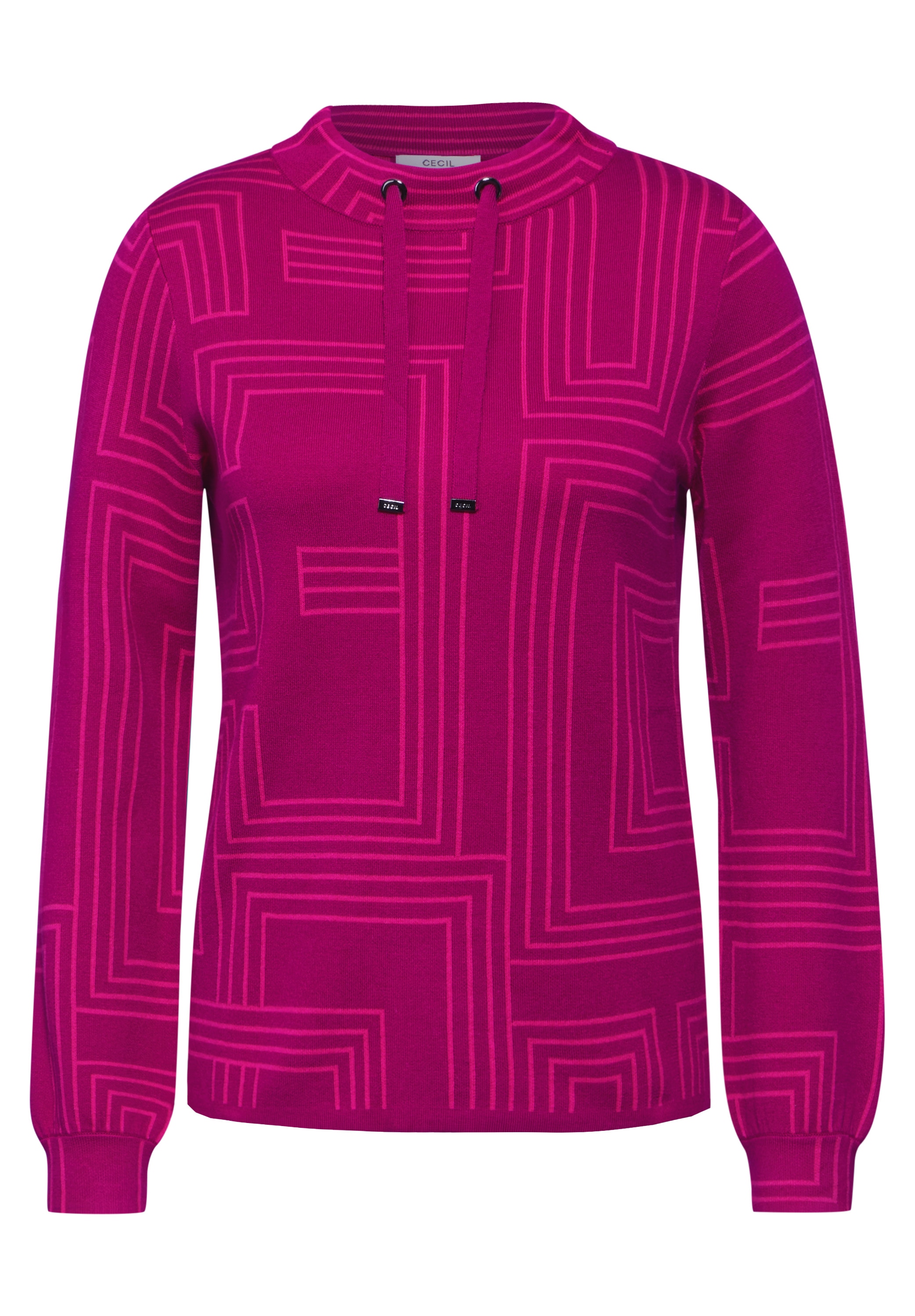Cecil Strickpullover, mit feinem Streifenmuster