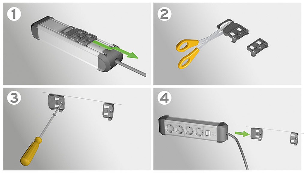 Brennenstuhl Steckdosenleiste »Premium-Pect-Line«, 6-fach, (Kabellänge 3 m), mit Überspannungsschutz, Schalter und 2-fach USB 3,1 A