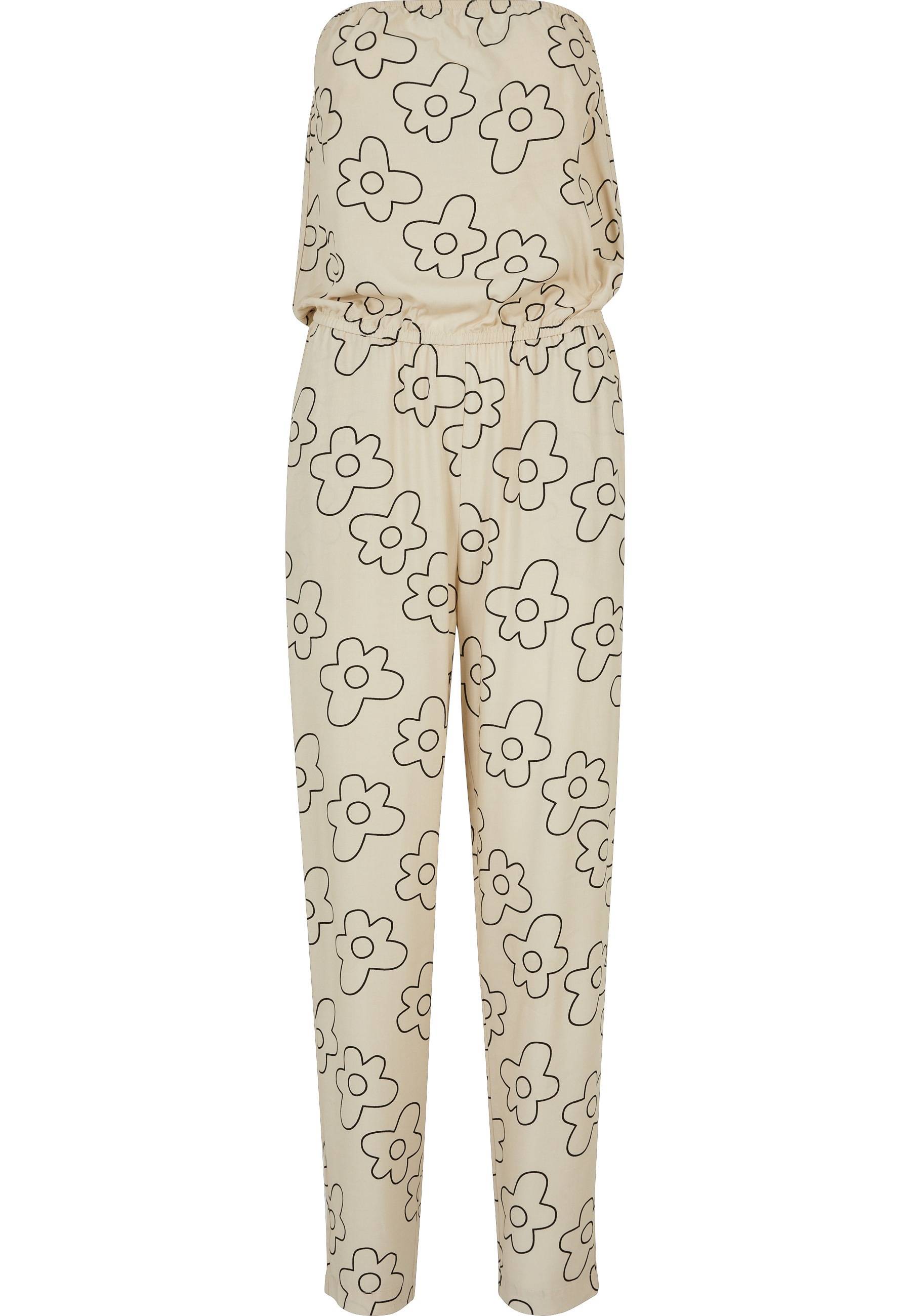 URBAN CLASSICS Jumpsuit "Urban Classics Damen Ladies Viscose Bandeau Jumpsuit" 1 Stk.