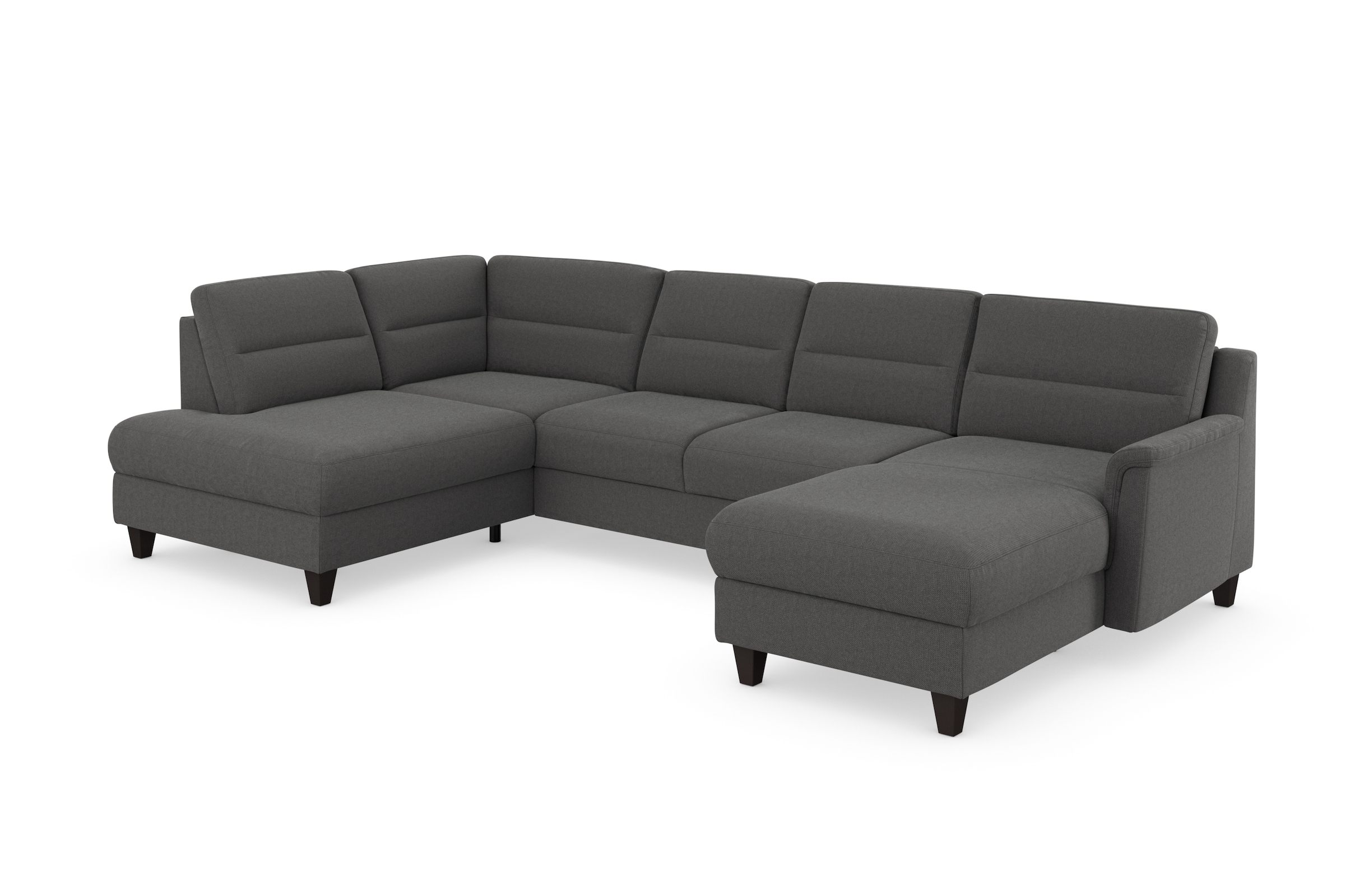 sit&more Wohnlandschaft »Farö U-Form«, inklusive Federkern, wahlweise mit Bettfunktion und Bettkasten