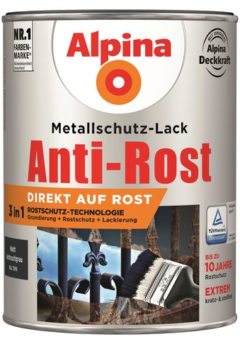 Alpina Metallschutzlack »Anti-Rost« matinis 2...