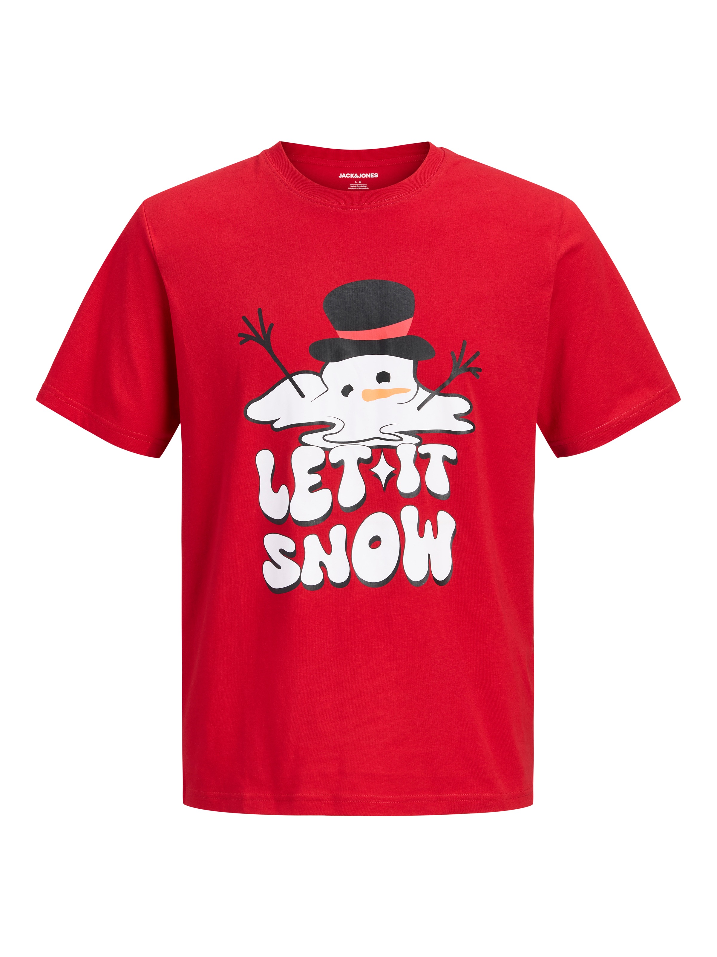 Jack & Jones T-Shirt »JJXMAS FUN TEE SS CREW NECK« Baumwolle, regular Fit