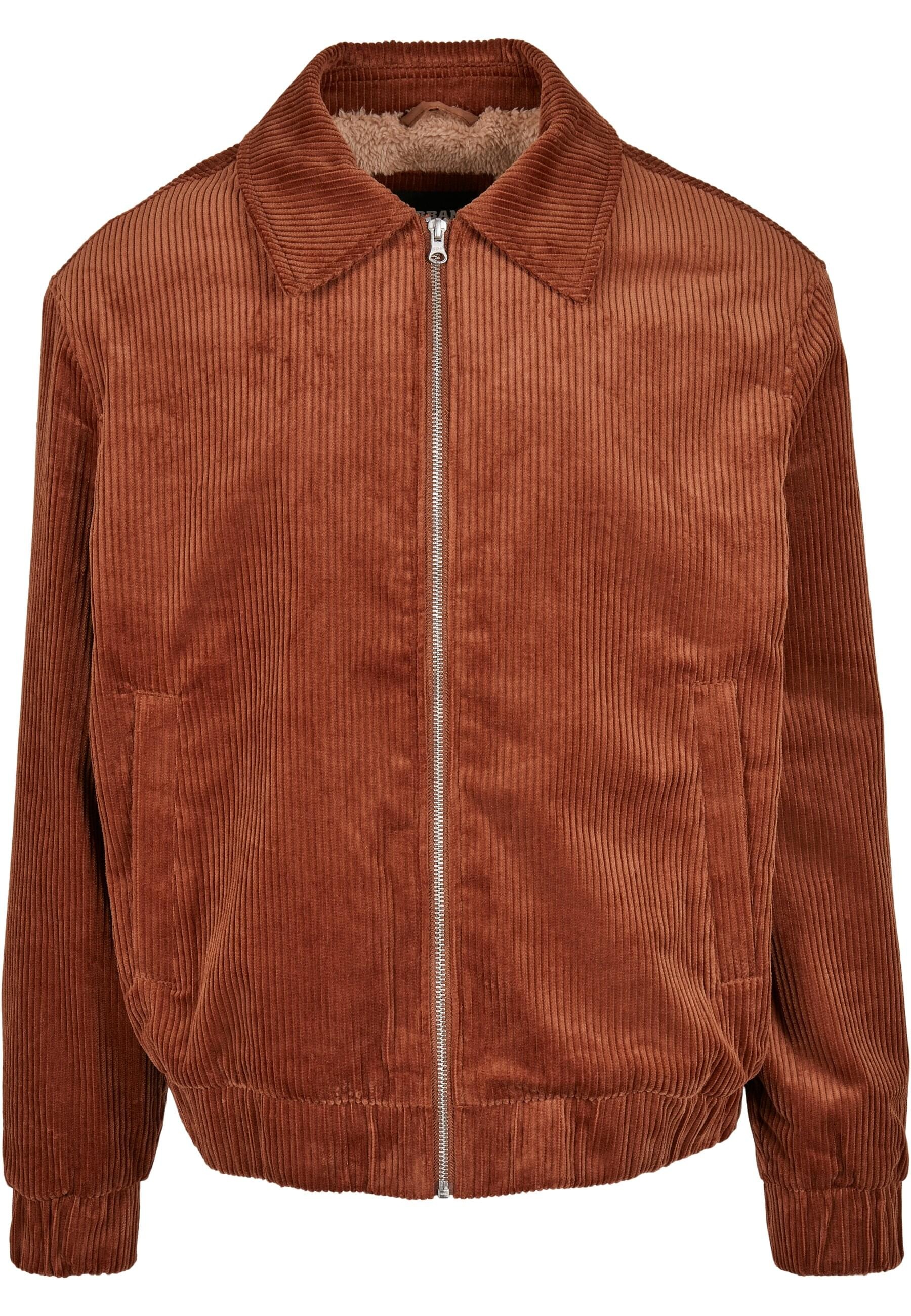 URBAN CLASSICS Allwetterjacke "Urban Classics Herren Boxy Corduroy Jacket", (1 St.), ohne Kapuze