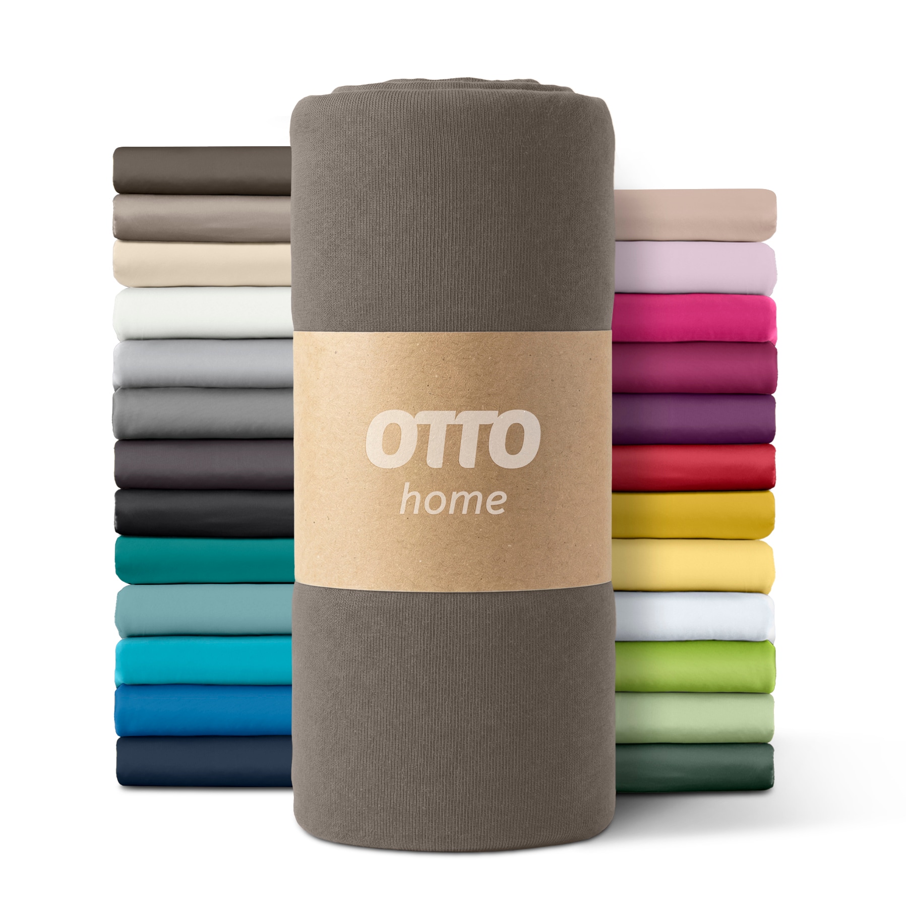 OTTO home Spannbettlaken "PAPRIKA Microfaser-Jersey, pflegeleicht" Bettlaken Laken in Jersey Qualität, schnelltrocknend