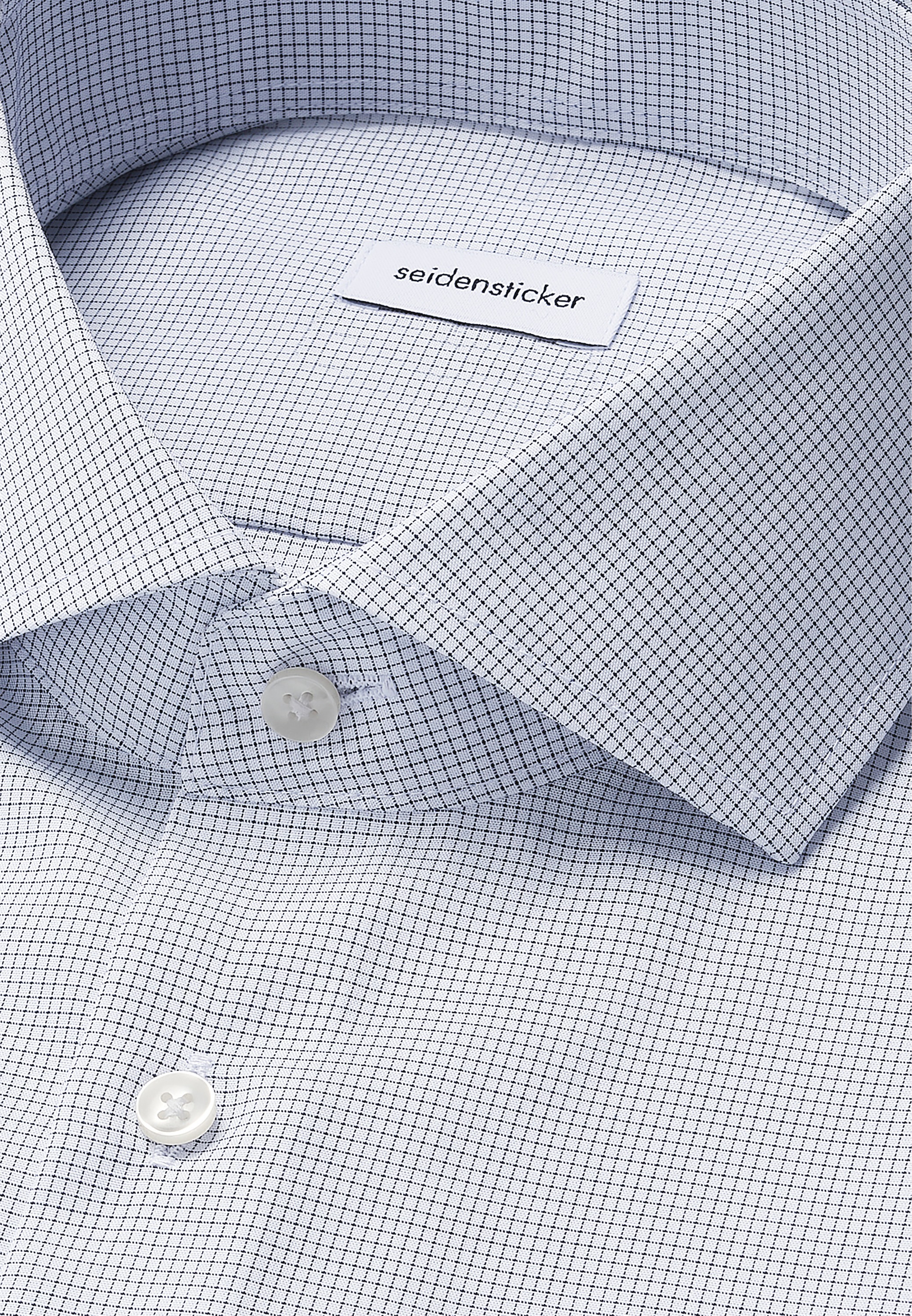 seidensticker Businesshemd »Schwarze Rose«, X-Slim 1/1 Kentkragen Karo