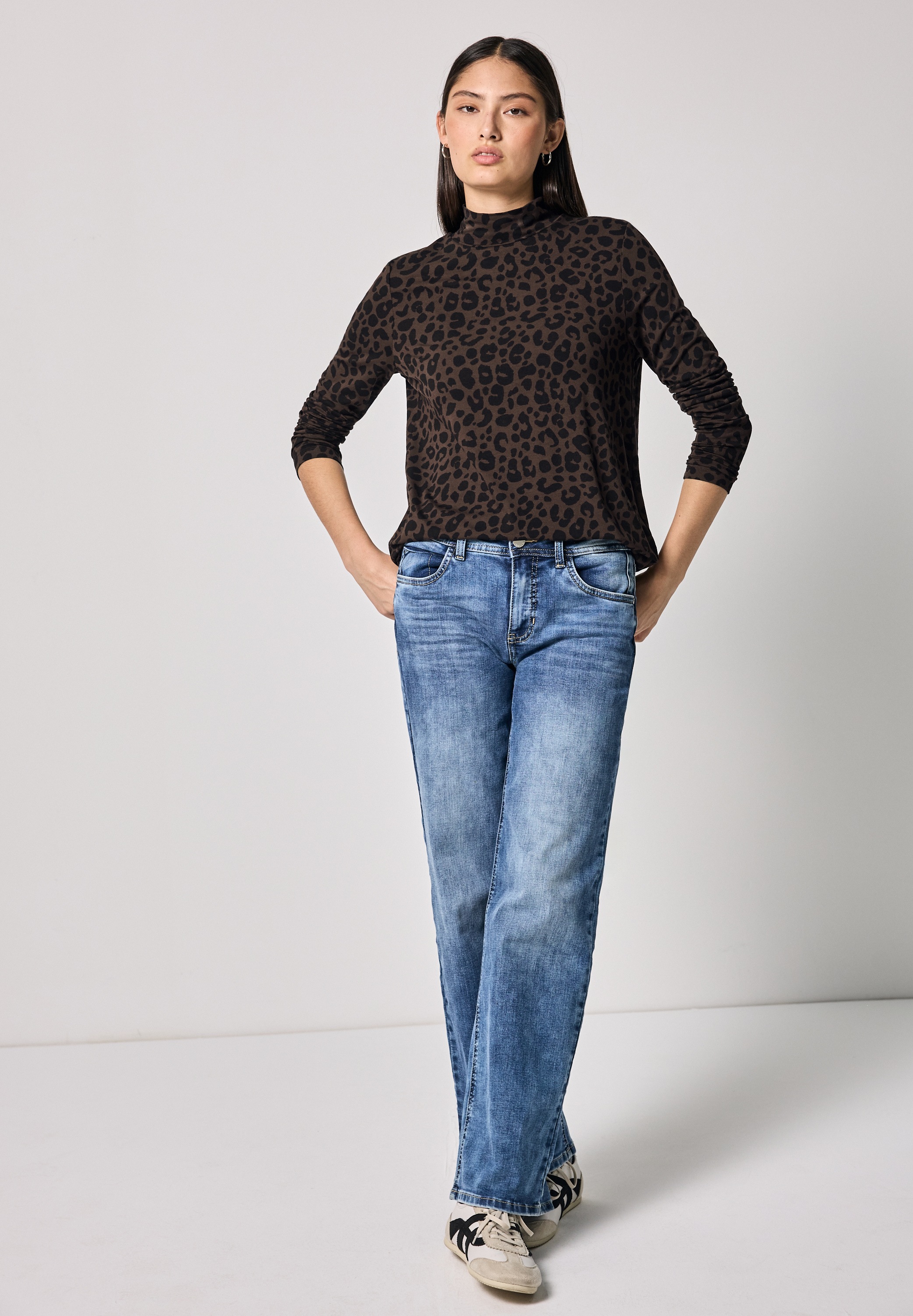 STREET ONE STUDIO Langarmshirt, mit Turtleneck