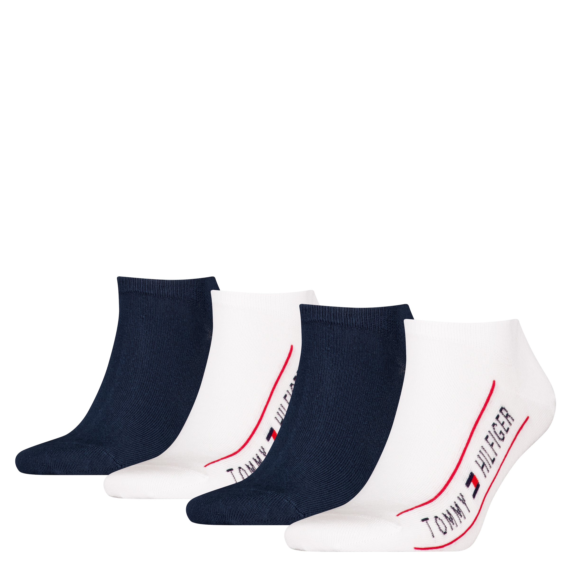 Tommy Hilfiger Socken "TH MEN SNEAKER 4P TH LOGO ECOM", (4 Paar), mit sport günstig online kaufen