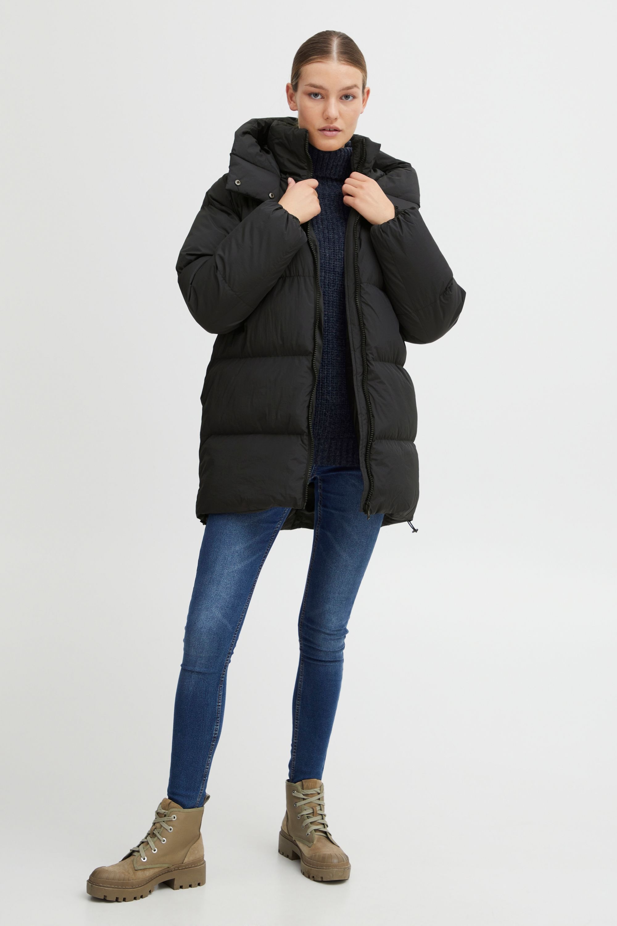 OXMO Steppjacke »Steppjacke OXEllie«, mit Kapuze