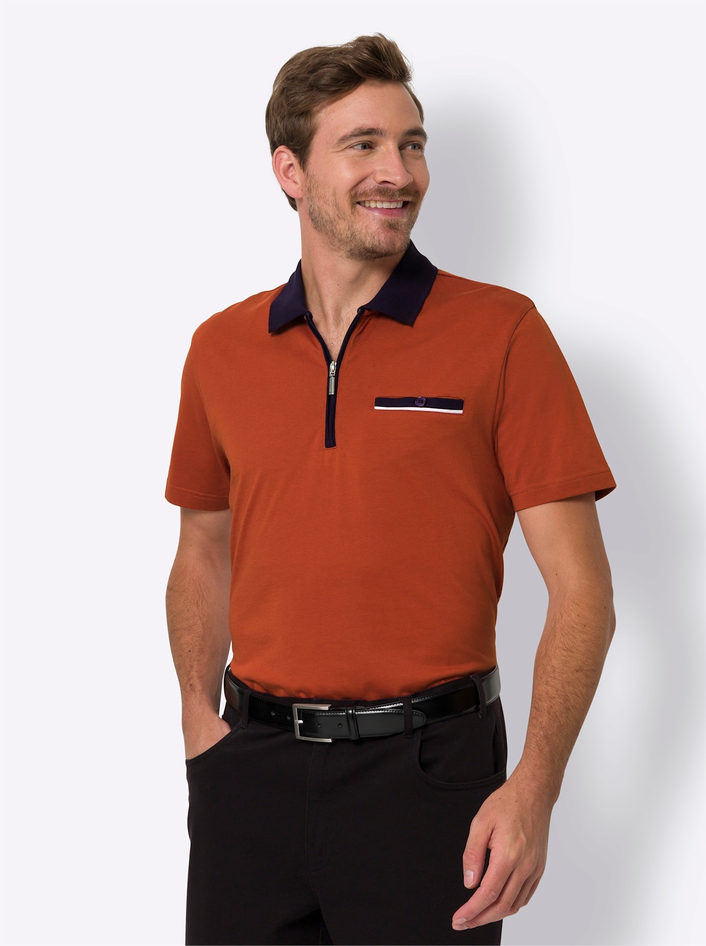 Classic Poloshirt "Kurzarm-Poloshirt", (1 tlg.) günstig online kaufen