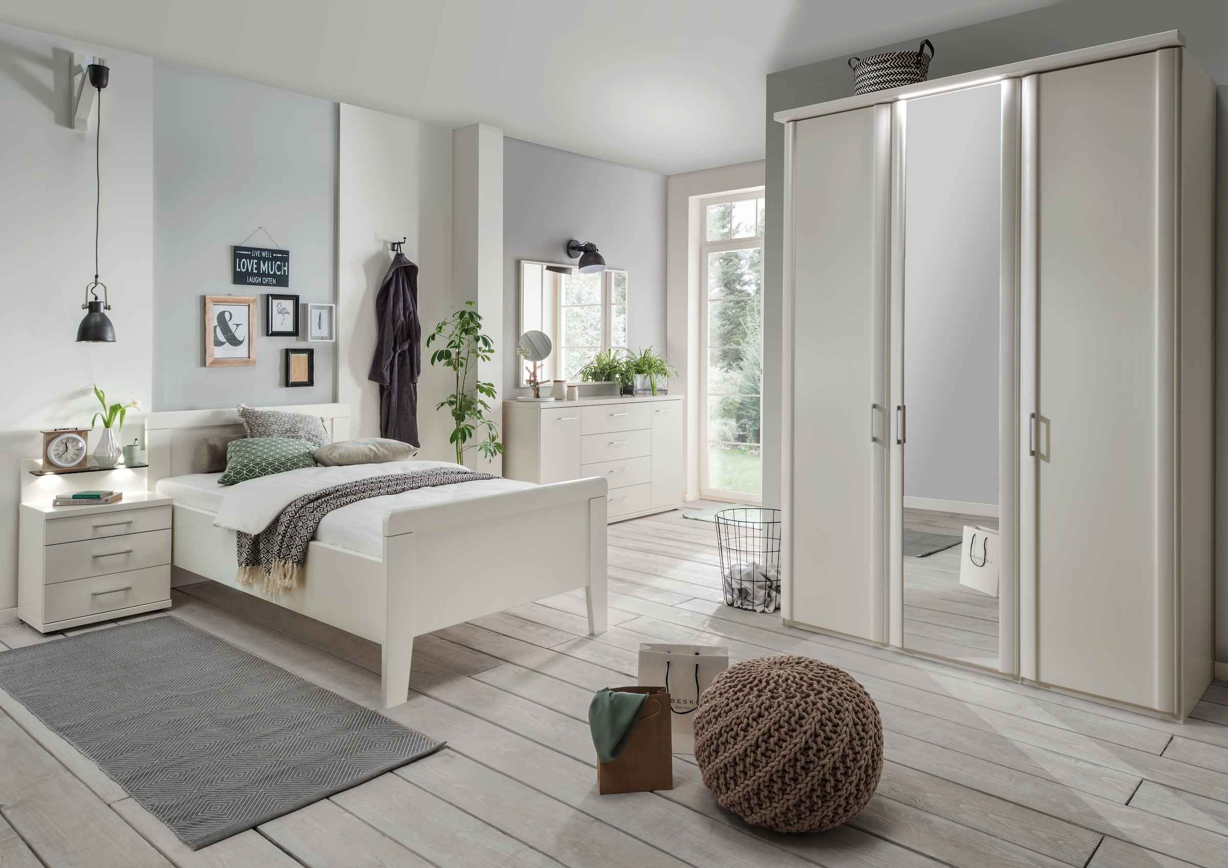 WIEMANN Kleiderschrank "Bern" hochwertige Beschläge inkl. Türdämpfung günstig online kaufen