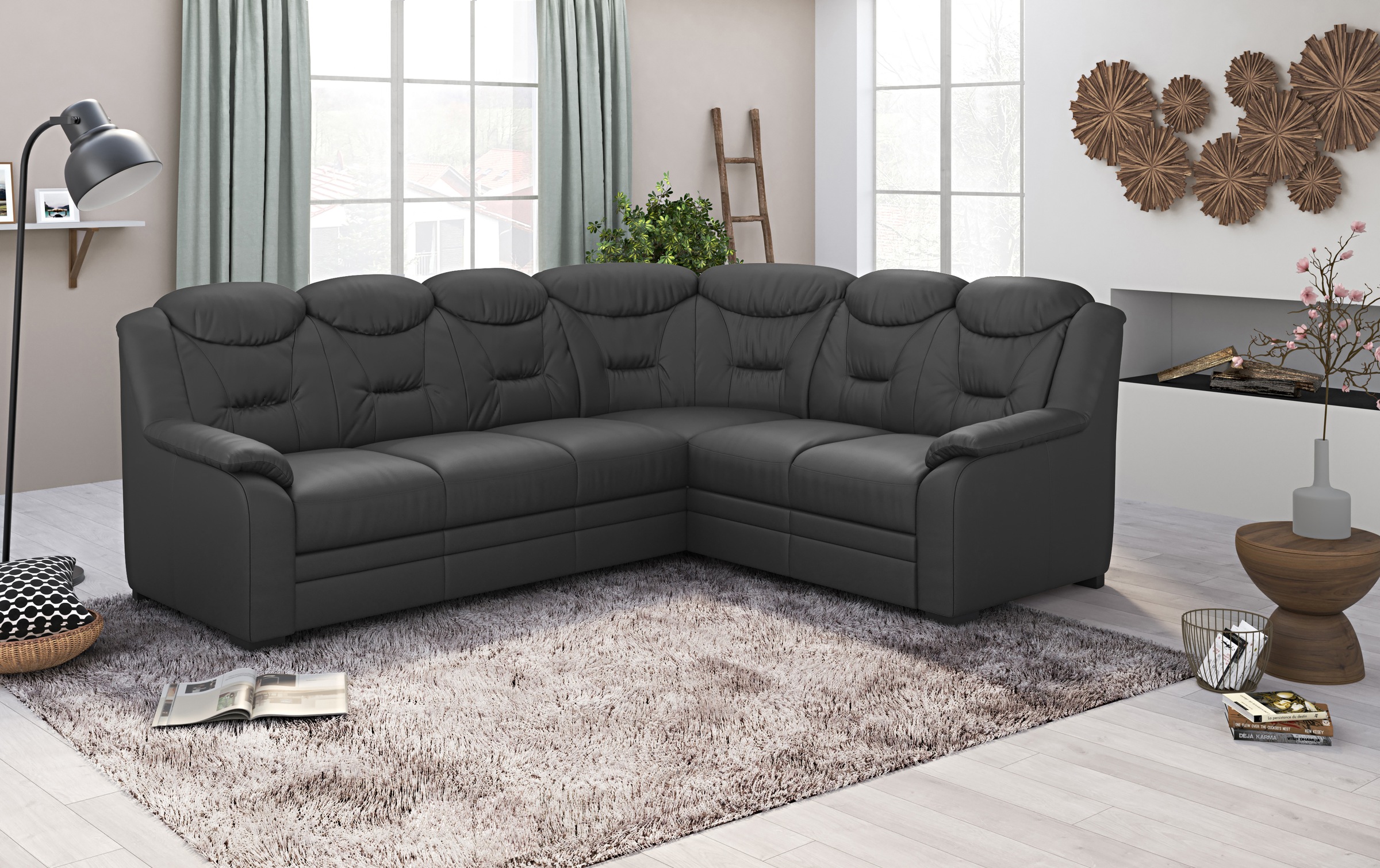 COTTA Ecksofa »Marcus L-Form«, wahlweise mit Bettfunktion & Stauraum