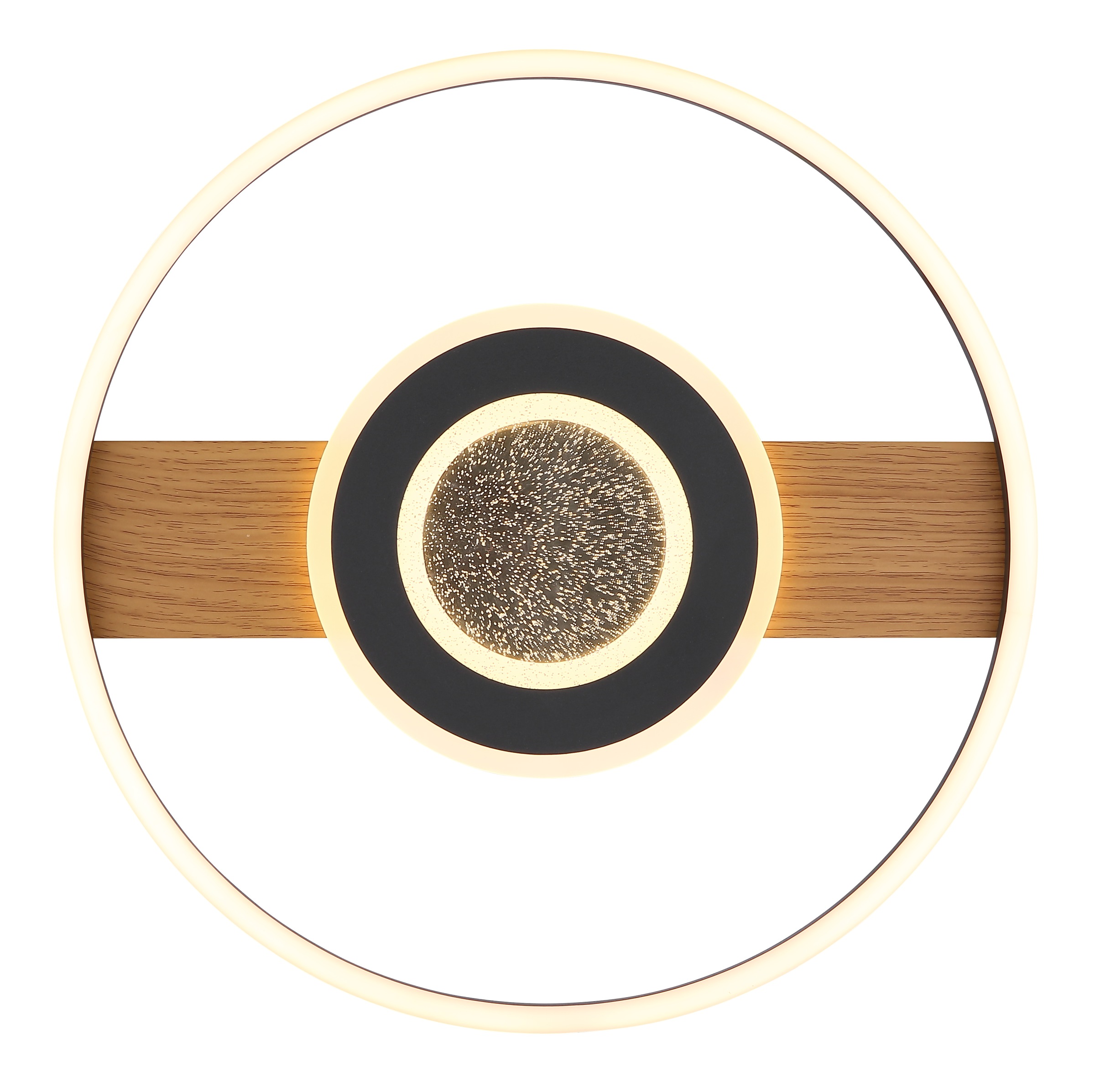 GLOBO LIGHTING Deckenleuchte »PIKARA« LED-Modul 1 Stk. Warmweiß Deckenlampe Wohnzimmer-Leuchte Schlafzimmer-Leuchte Flur Küche