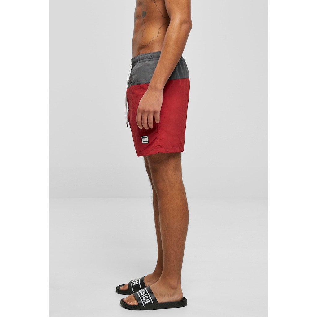 URBAN CLASSICS Badeshorts »Urban Classics Herren Block Swim Shorts«