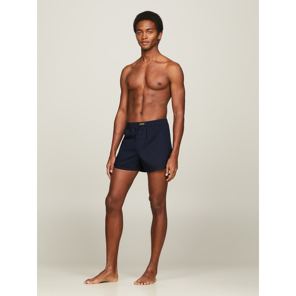 Tommy Hilfiger Underwear Webboxer »3P WOVEN BOXER«, (Packung, 3er)