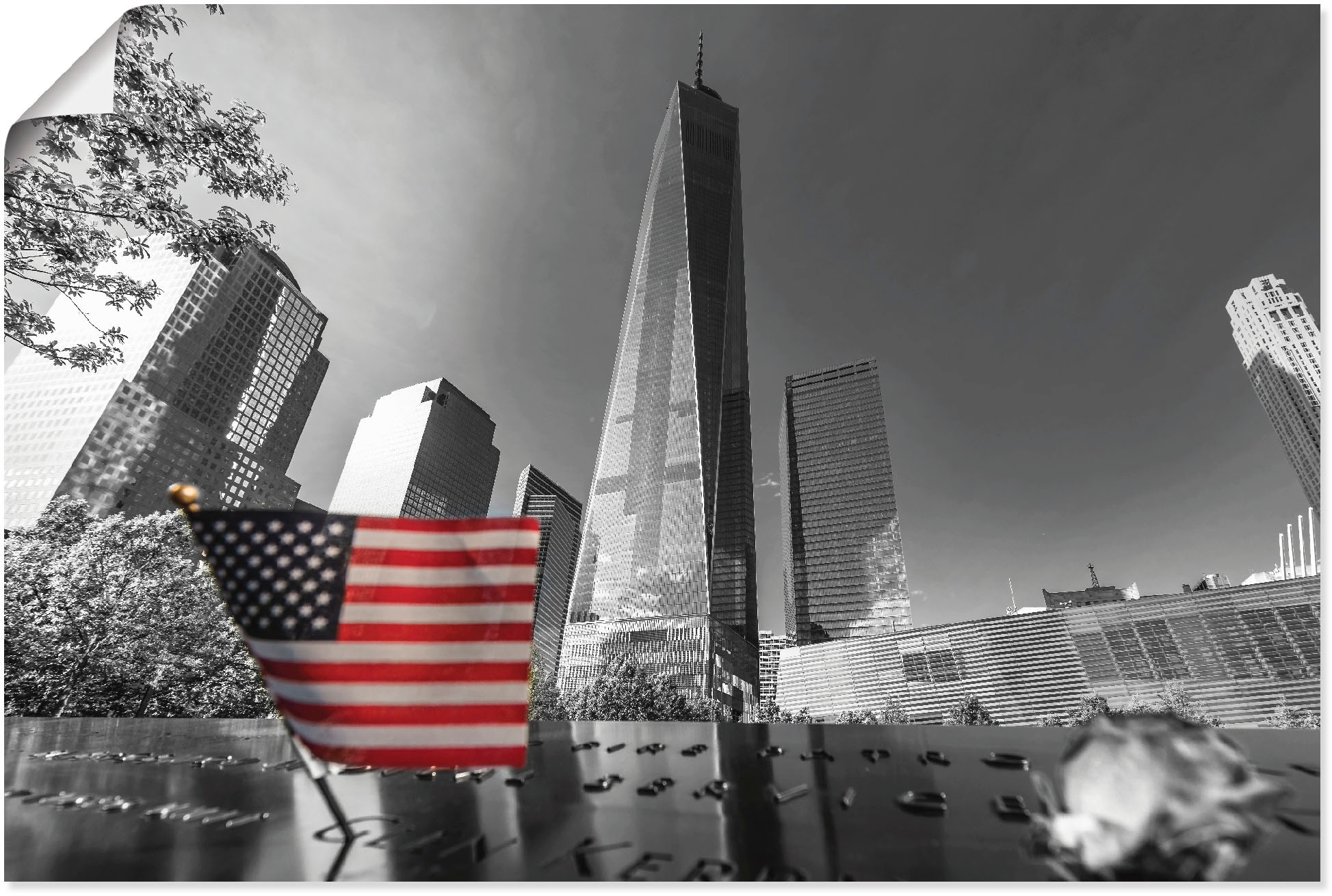 Artland Poster »New York One World Trade Center I«, Amerika, (1 St.), als Alubild, Leinwandbild, Wandaufkleber oder Poster in versch. Größen