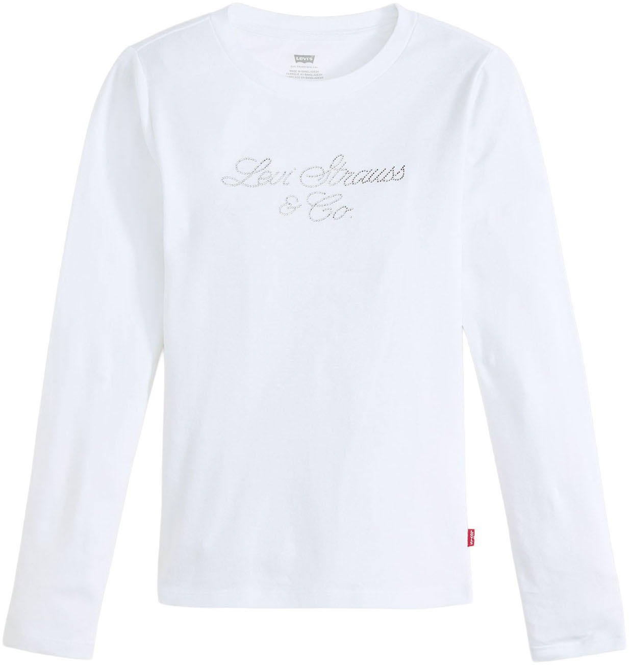 Levi's® Langarmshirt »GR ESSENTIAL LS T« mit Glitzersteinen