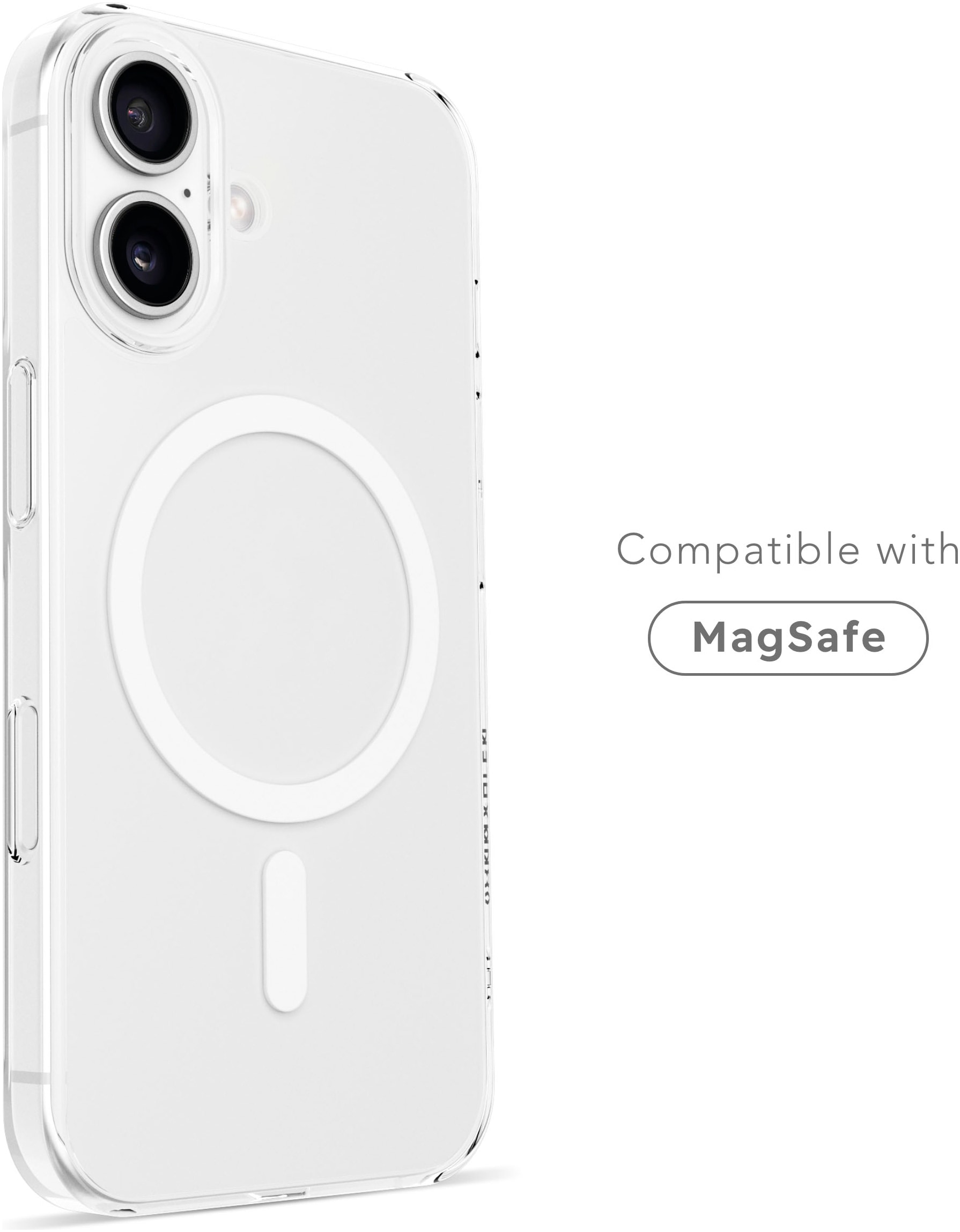 VONMÄHLEN Smartphone-Hülle »iPhone 16, Transparent Case Pro - Schutzhülle,Transparent«