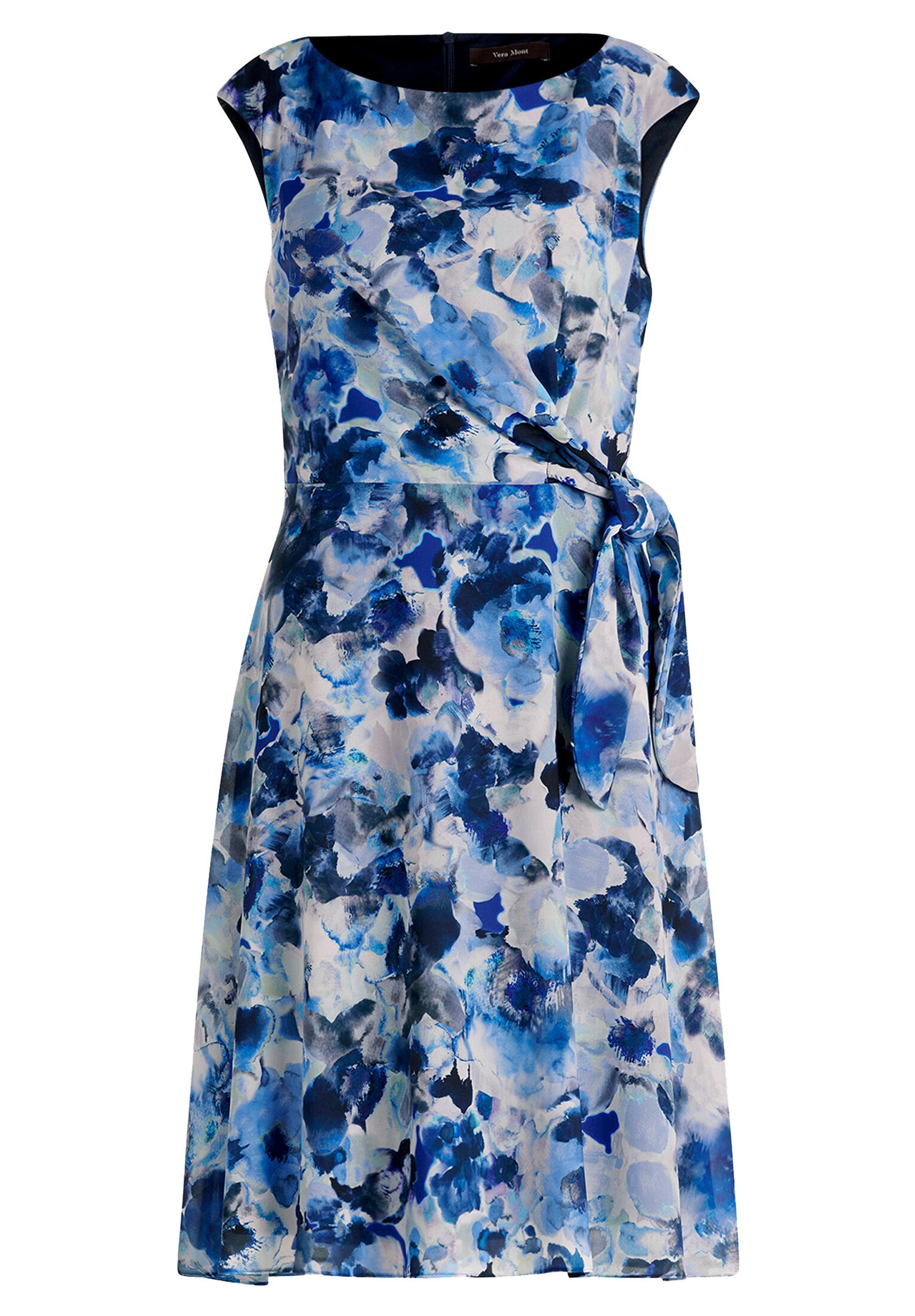 Vera Mont Cocktailkleid »Damen mit Bindegürtel« Ohne Tasche Druck