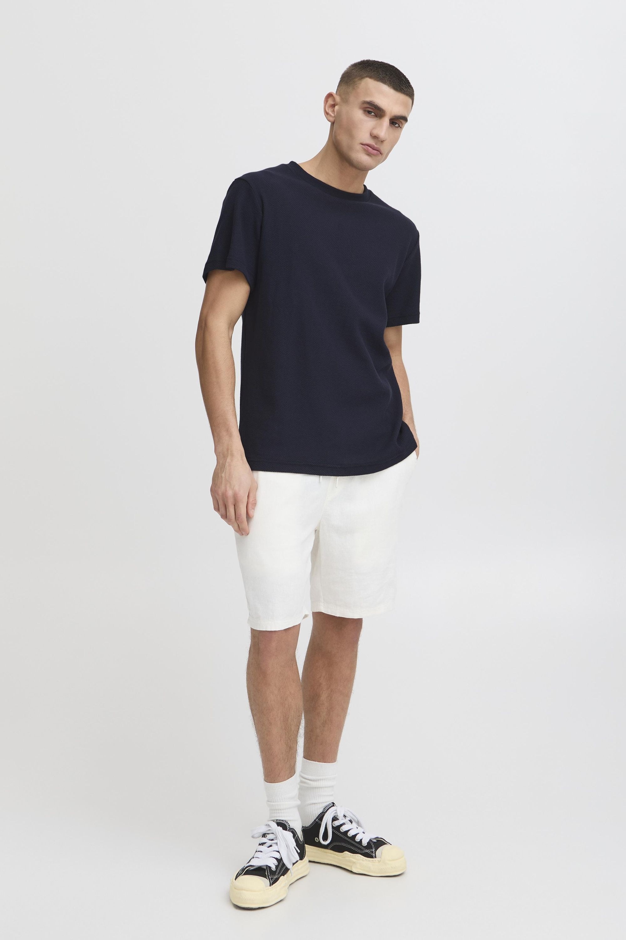 Solid Rundhalsshirt "Rundhalsshirt SDPAUL" günstig online kaufen