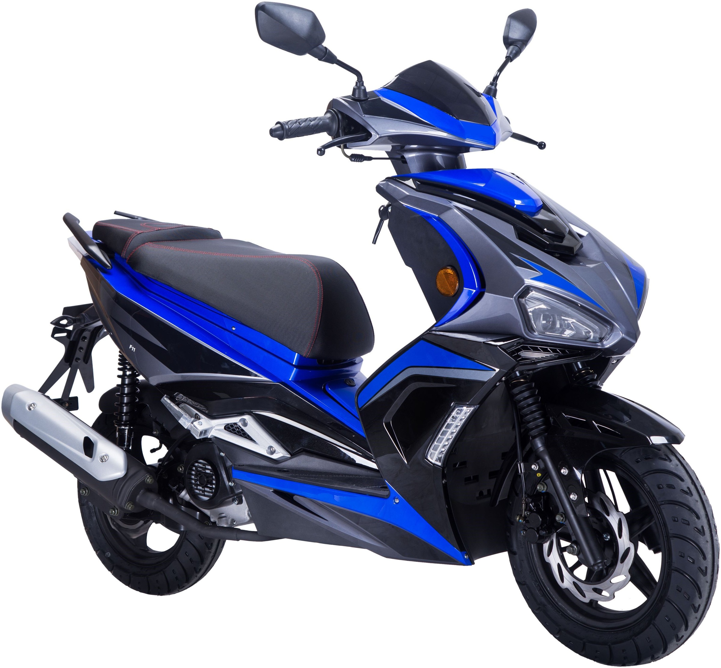GT UNION Motorroller "Striker 25" 49,5 cm³ 25 km/h Euro 5 2,7 Luftgekühlter Motor