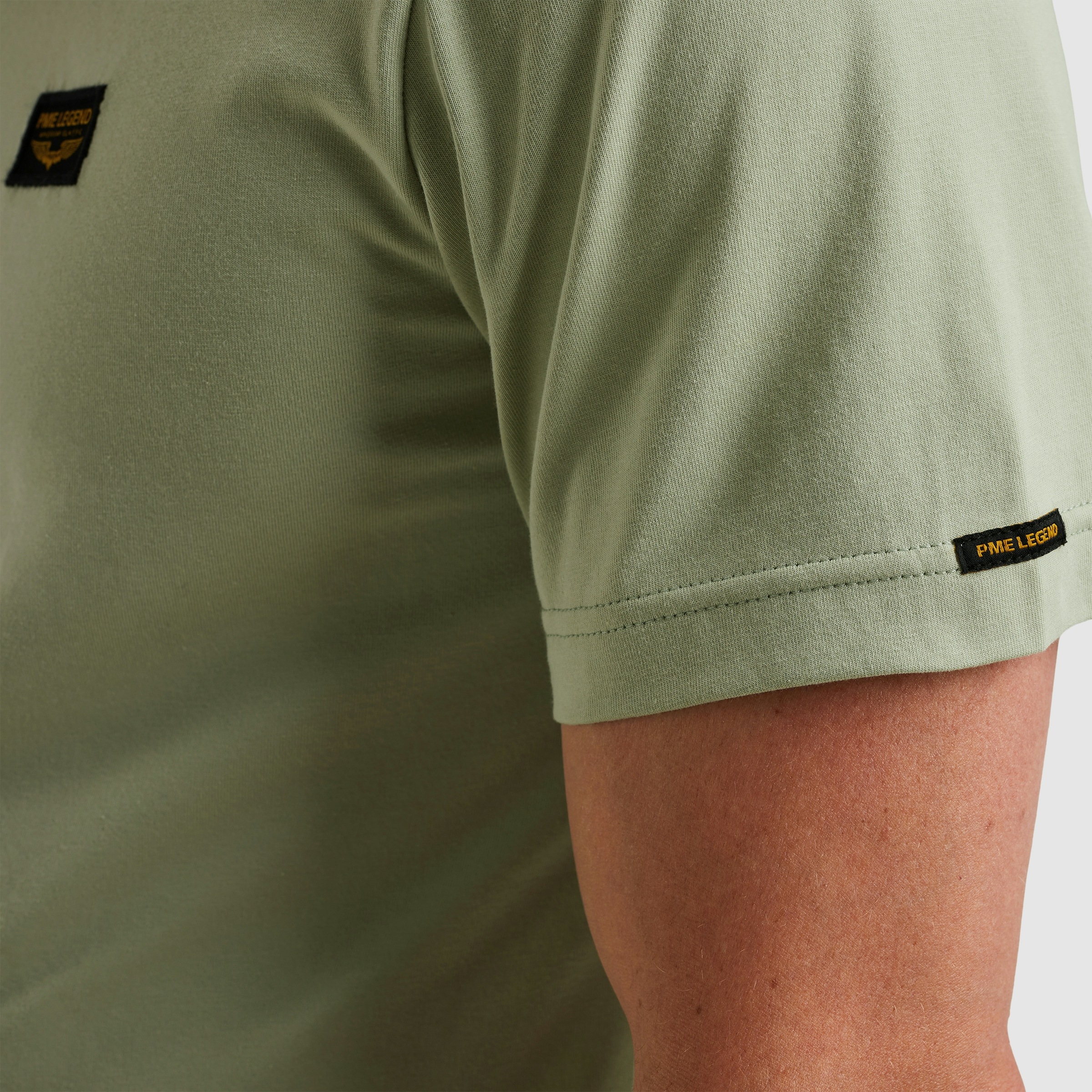 PME LEGEND T-Shirt mit Logobadge