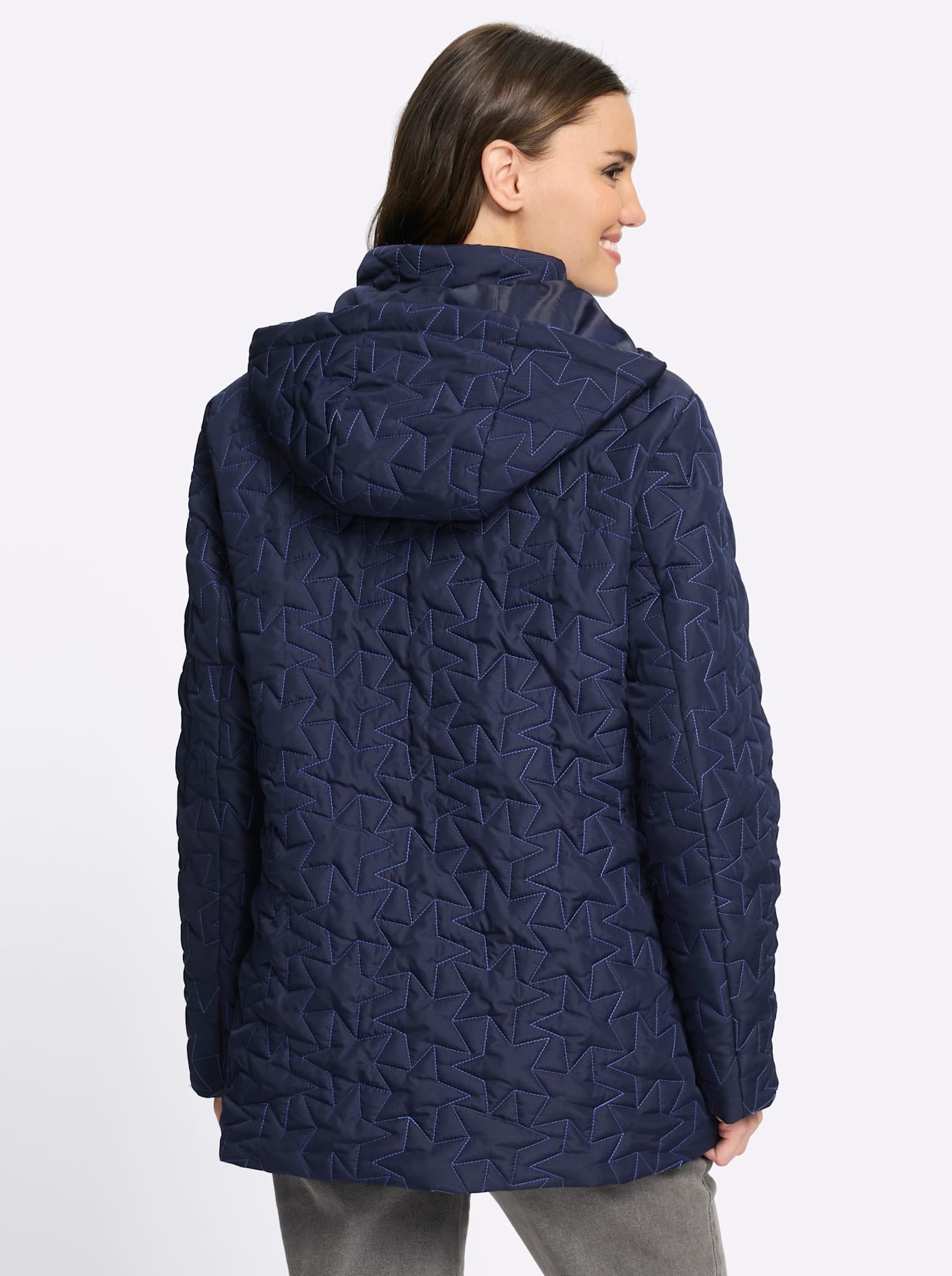Classic Basics Steppjacke mit Kapuze