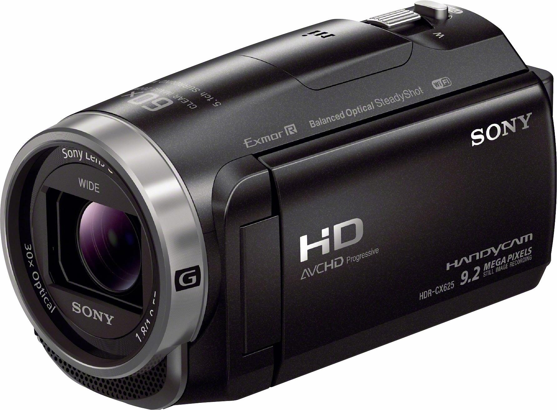 Sony Camcorder »HDR-CX625B«, Full HD, NFC-WLAN (Wi-Fi), 30 fachx opt. Zoom, 26,8mm Weitwinkel