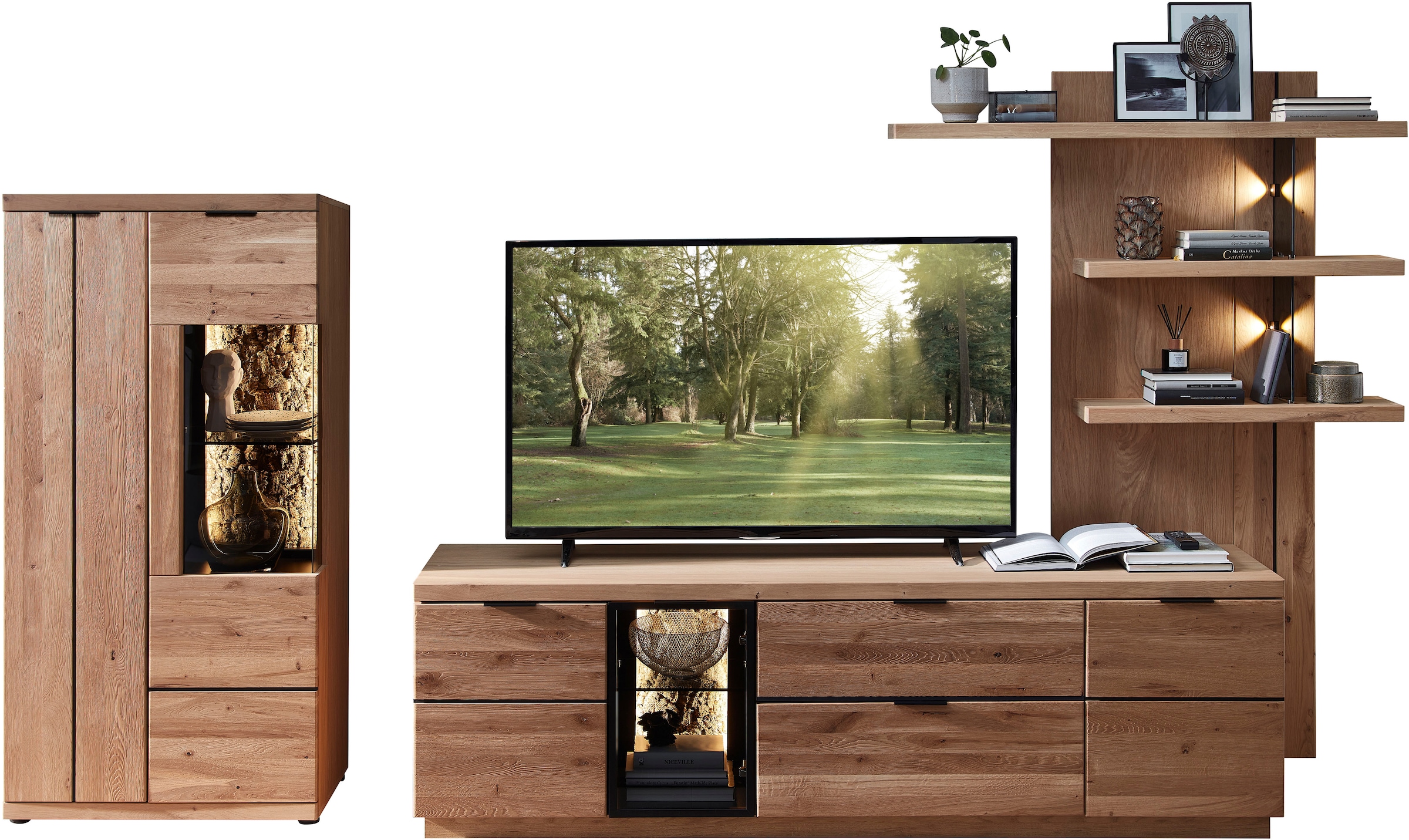 Innostyle Wohnwand "Donna Wohnwand, 324x180x50 (BxHxT)" 3 Stk. tlg. günstig online kaufen