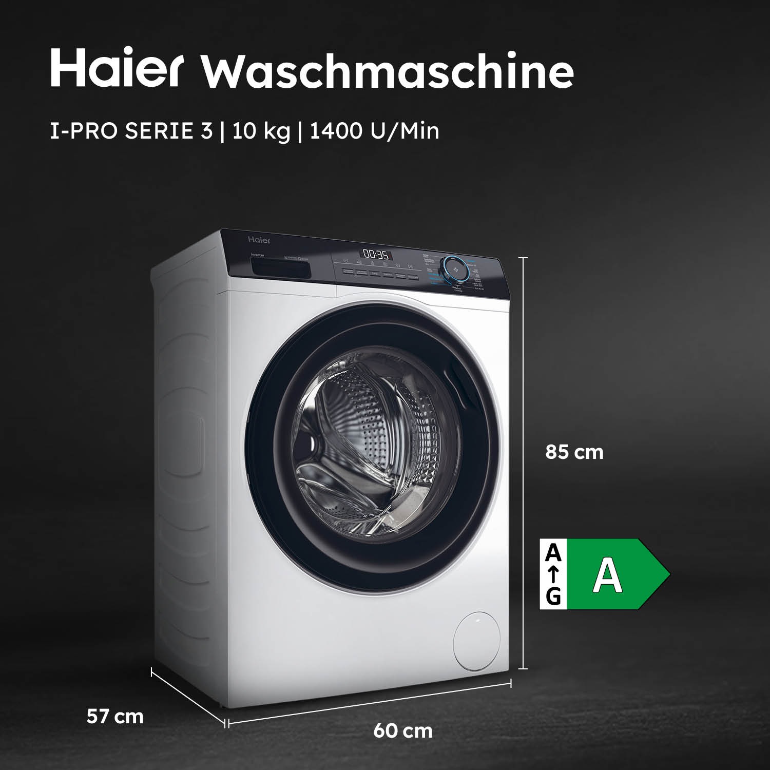 Haier Waschmaschine "HW101-NBP14939" 10 kg 1400 U/min 10 kg, 1400 U/min, In günstig online kaufen