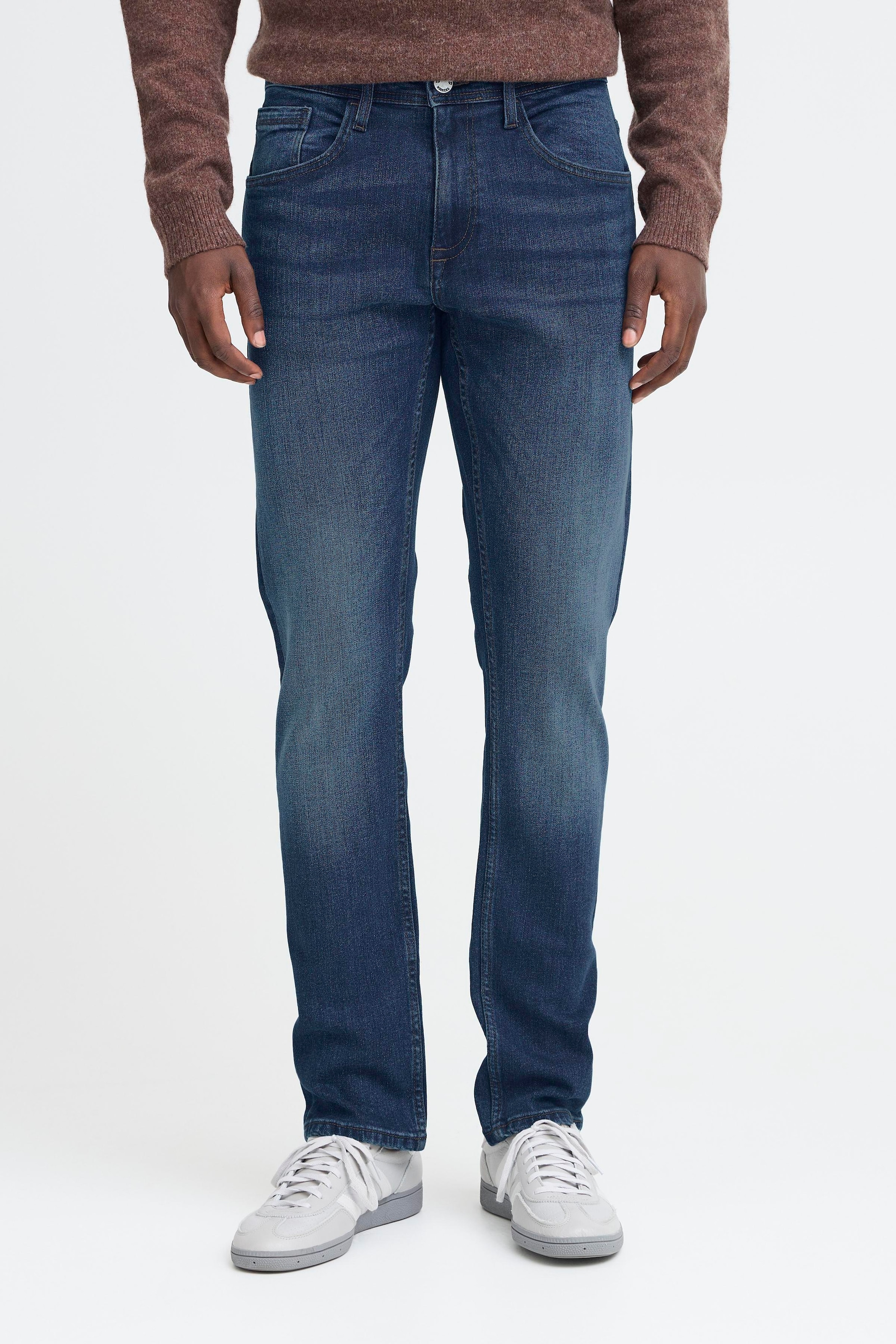 Blend Regular-fit-Jeans "BHTWISTER PP NOOS" Baumwollmischung mit Baumwolle und Elasthan, knöchellange Schnittform