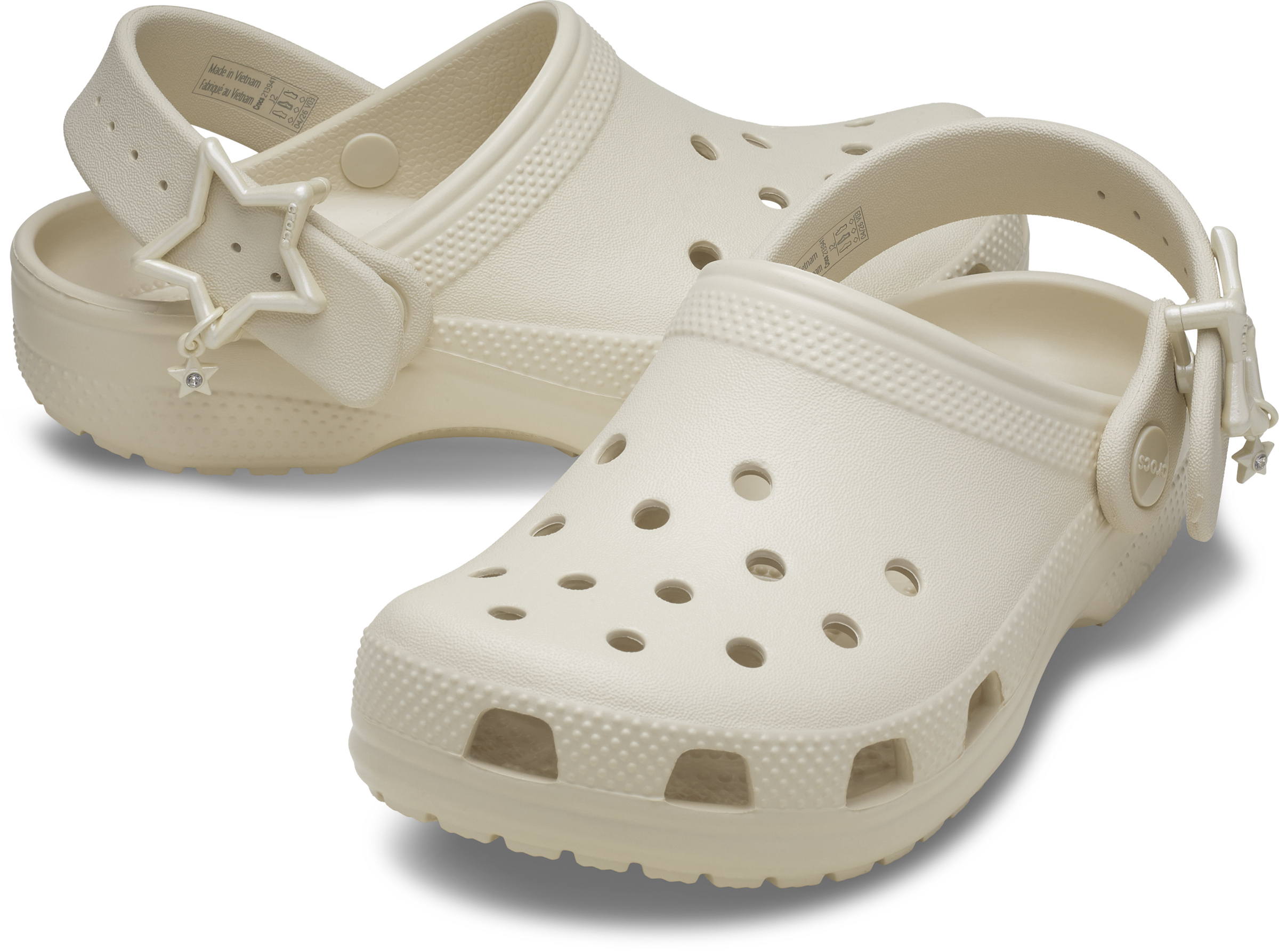 Crocs Clog »Classic Star Buckle Clog T«  Schlupfschuh, Hausschuh mit Luftöffnungen