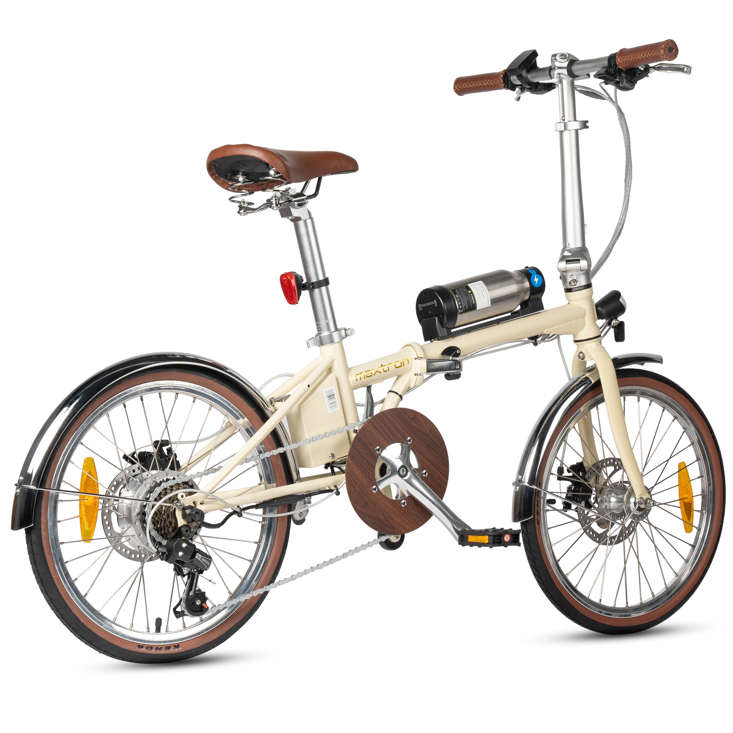 Maxtron »Smart 20, Klapprad« 3 Gang Shimano Tourney Schaltwerk Kettenschaltung Heckmotor 250 W Kompakt und platzsparend für Alltag