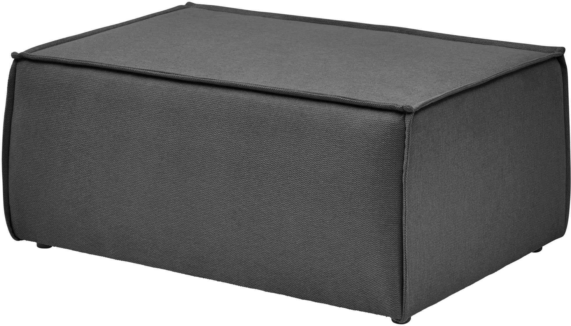 OTTO home Hocker »FINNLEY Struktur fein, Polsterhocker zur Serie FINNLEY« passend zur Polster-Serie Finnley