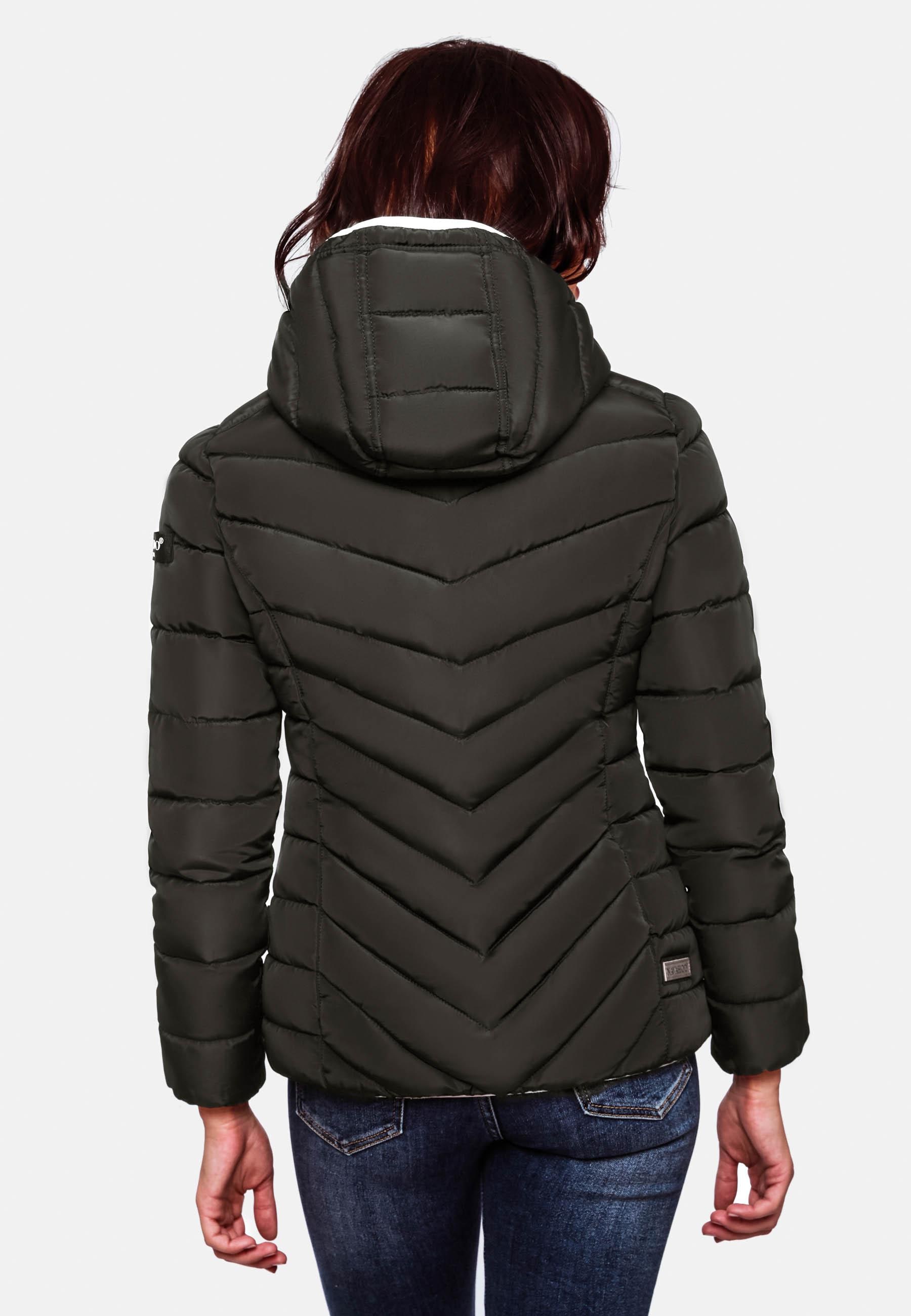 Navahoo Steppjacke »Elva«, mit Kapuze, stylische Damen Winterjacke mit Kapuze