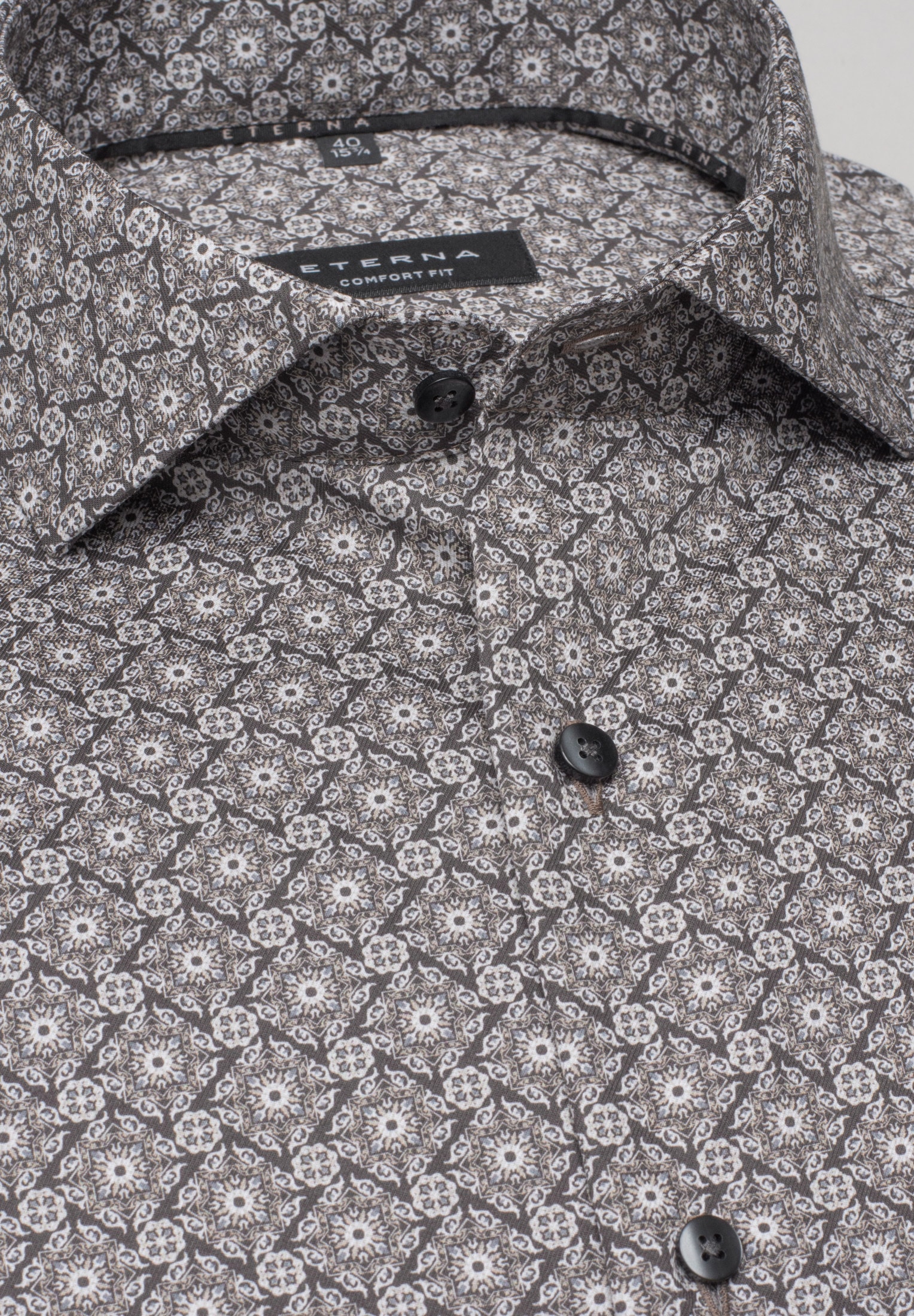 Eterna Langarmhemd »COMFORT FIT« NON IRON (bügelfrei)