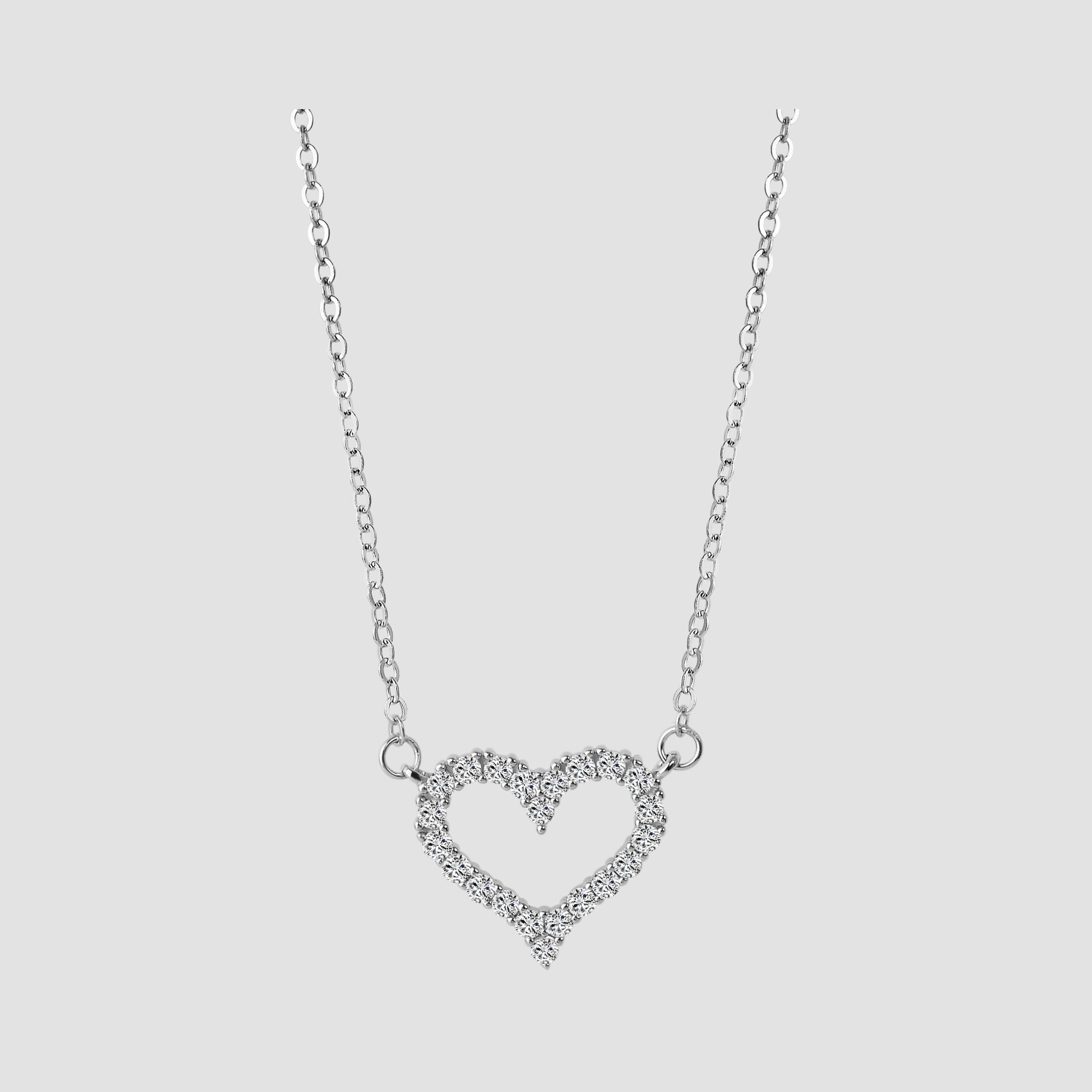 Adelia´s Kette ohne Anhänger »Damen Halskette mit Anhänger – Herz aus 925 Silber« Ein Geschenk, das Freude macht
