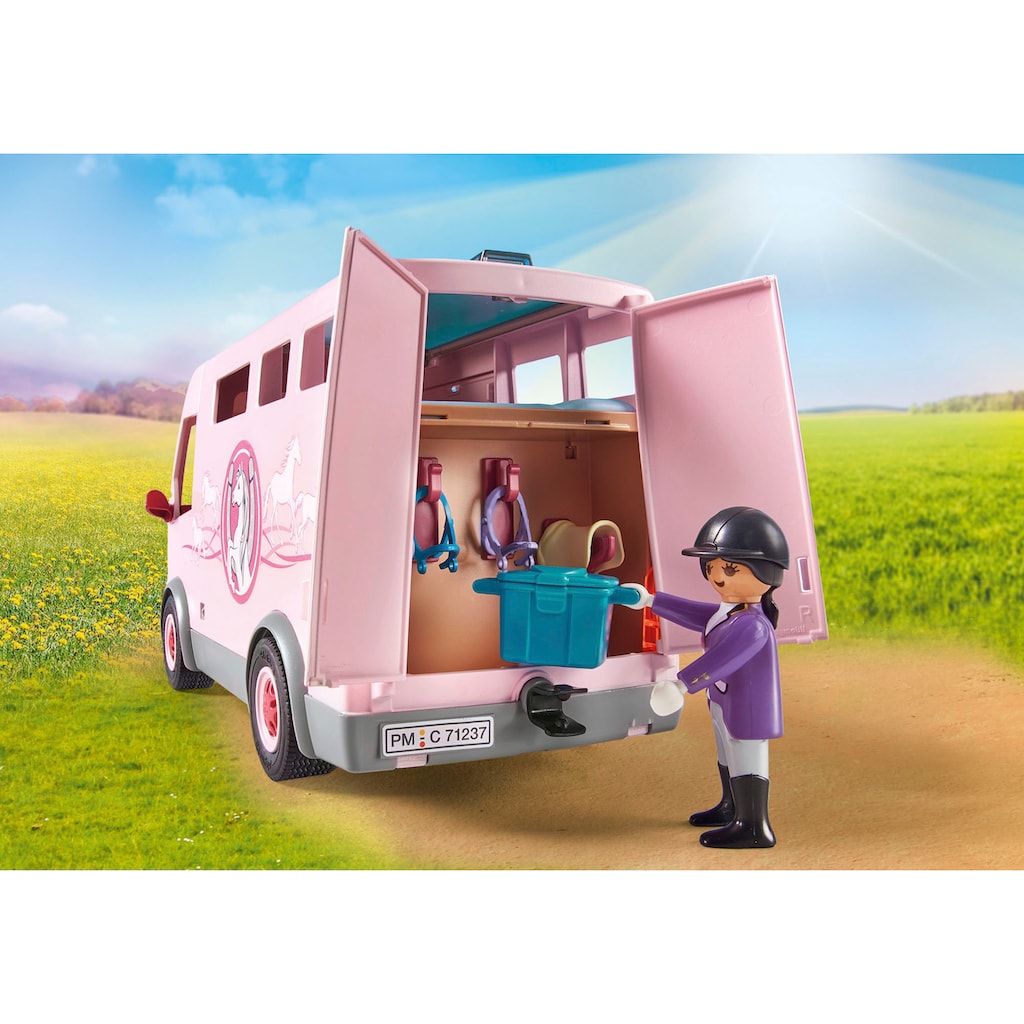 Playmobil® Konstruktions-Spielset »Pferdetransporter (71237), Country«, (47 St.)