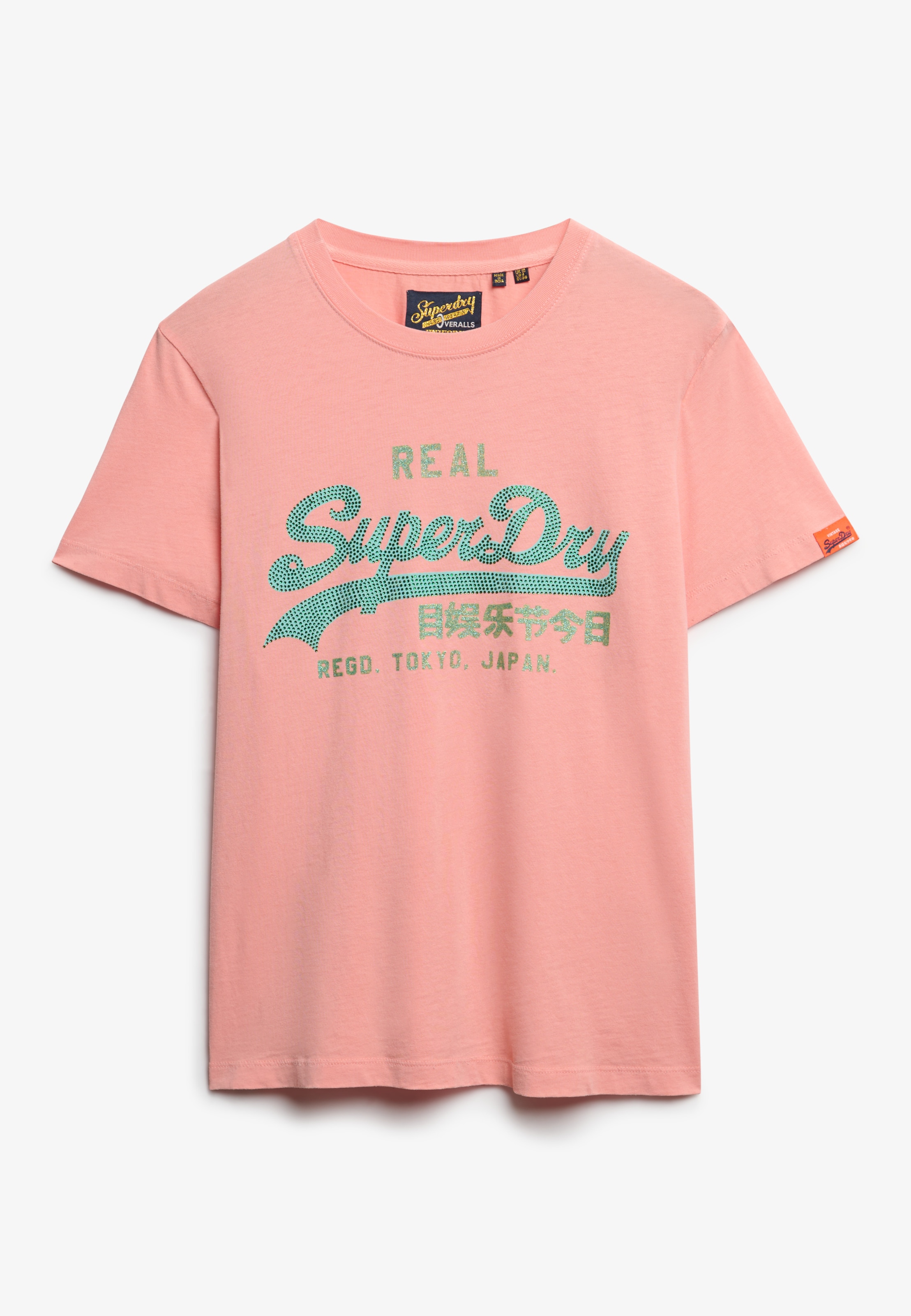 Superdry Kurzarmshirt »VL RHINESTONE SLIM TEE«