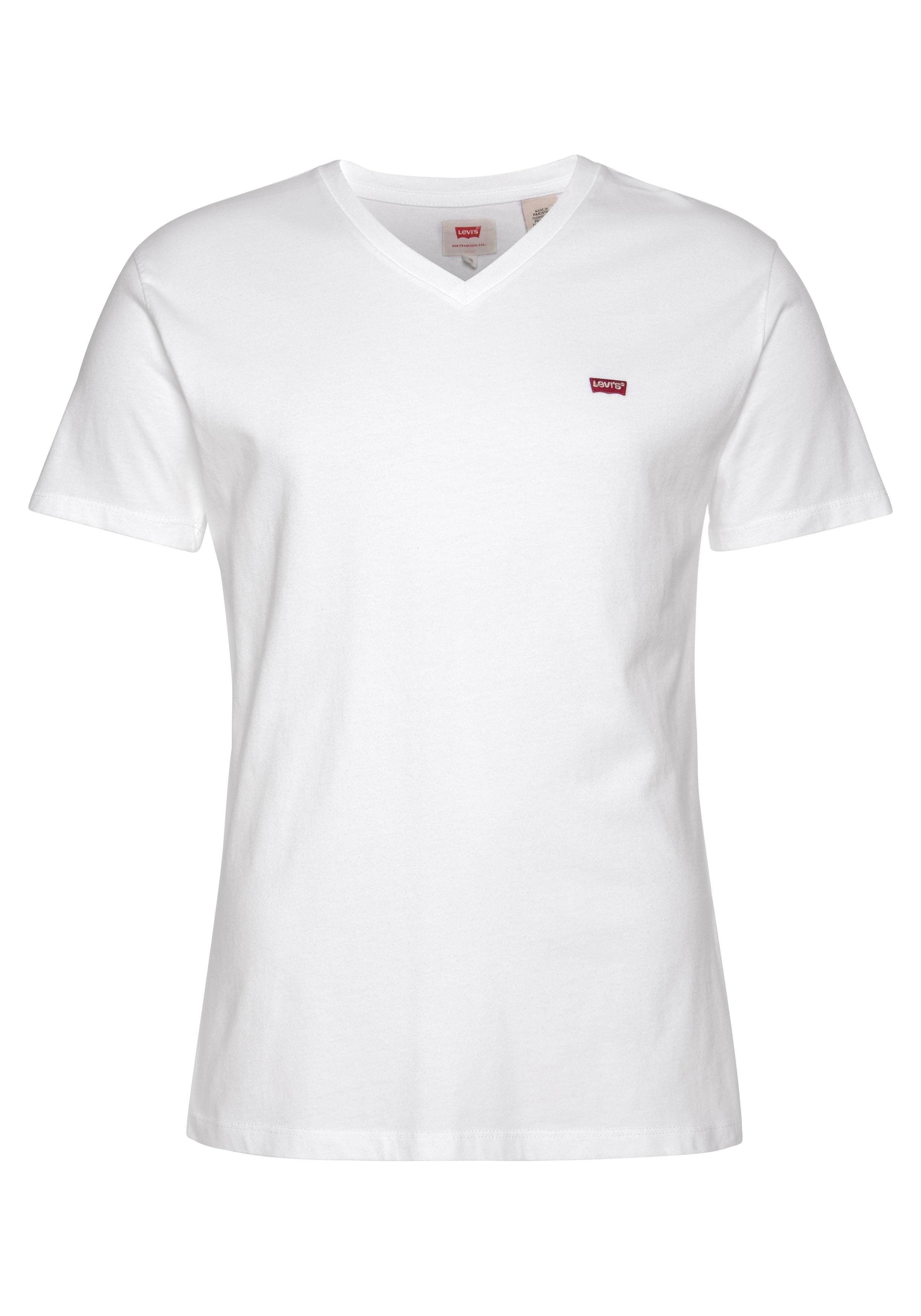 Levis V-Shirt "LE ORIGINAL HM VNECK", mit Logostickerei