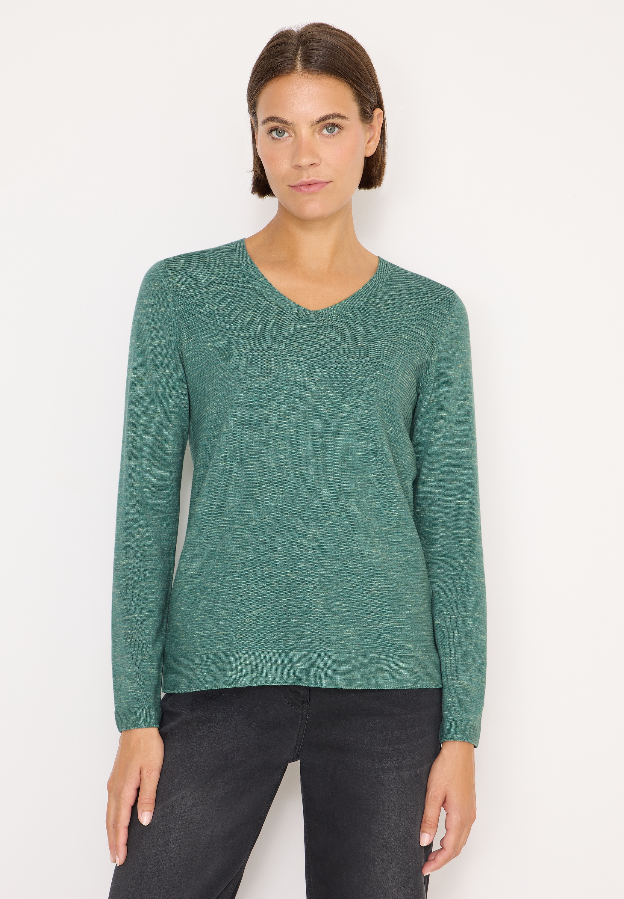 STREET ONE Strickpullover, im Melange Look günstig online kaufen