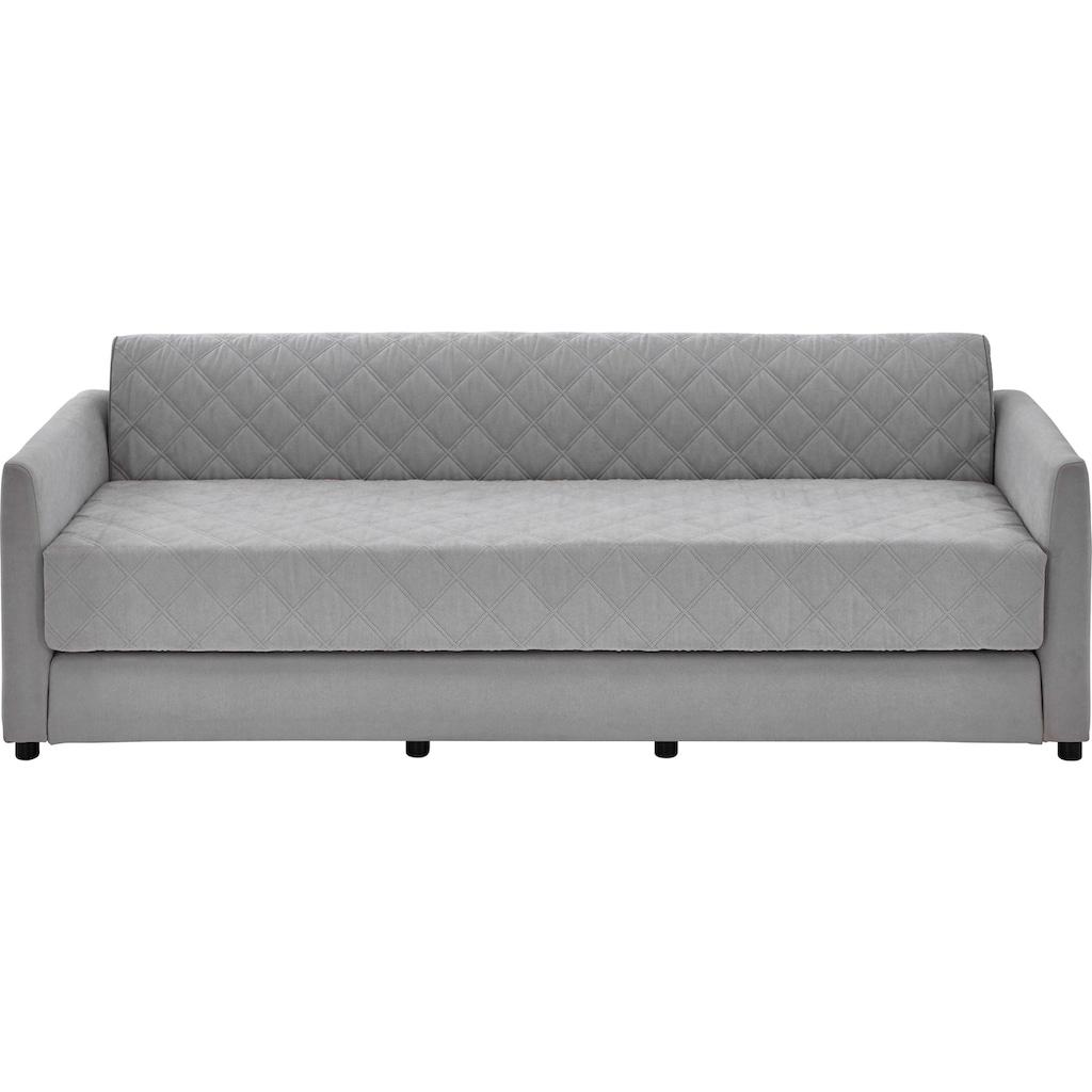 ATLANTIC home collection Schlafsofa »Ken«, mit Bettfunktion, inklusive Topper mit abnehmbarem Bezug