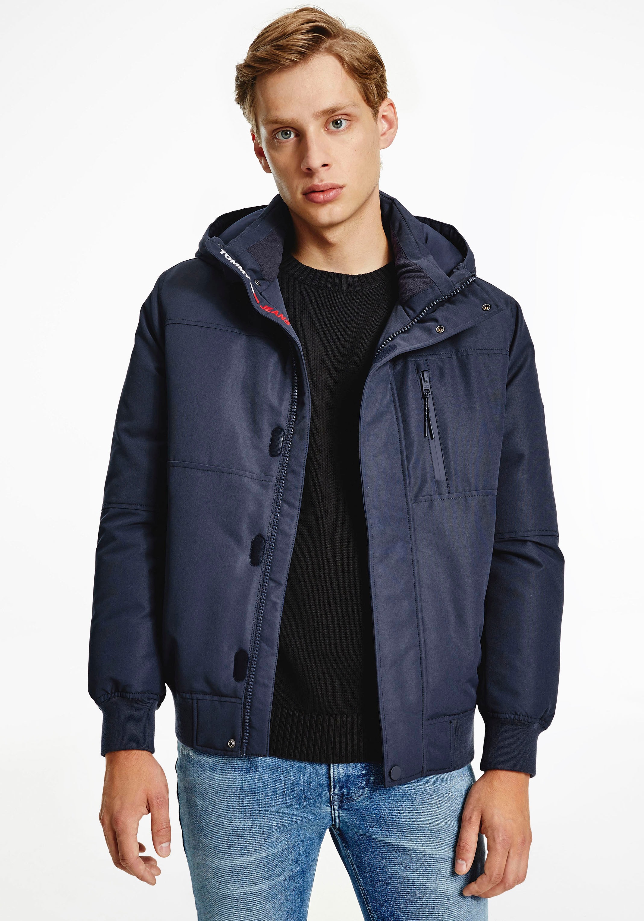 Tommy Jeans Blouson »TJM TECH BOMBER«, mit Kapuze kaufen